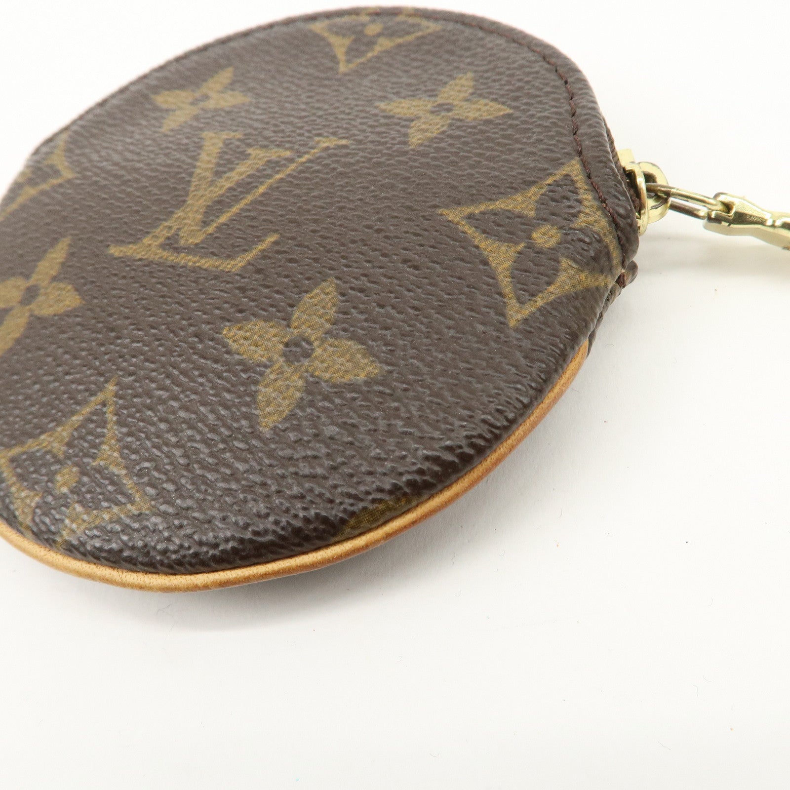 Louis Vuitton Monogram Porte Monnaie Rond Coin Case M61926 Used