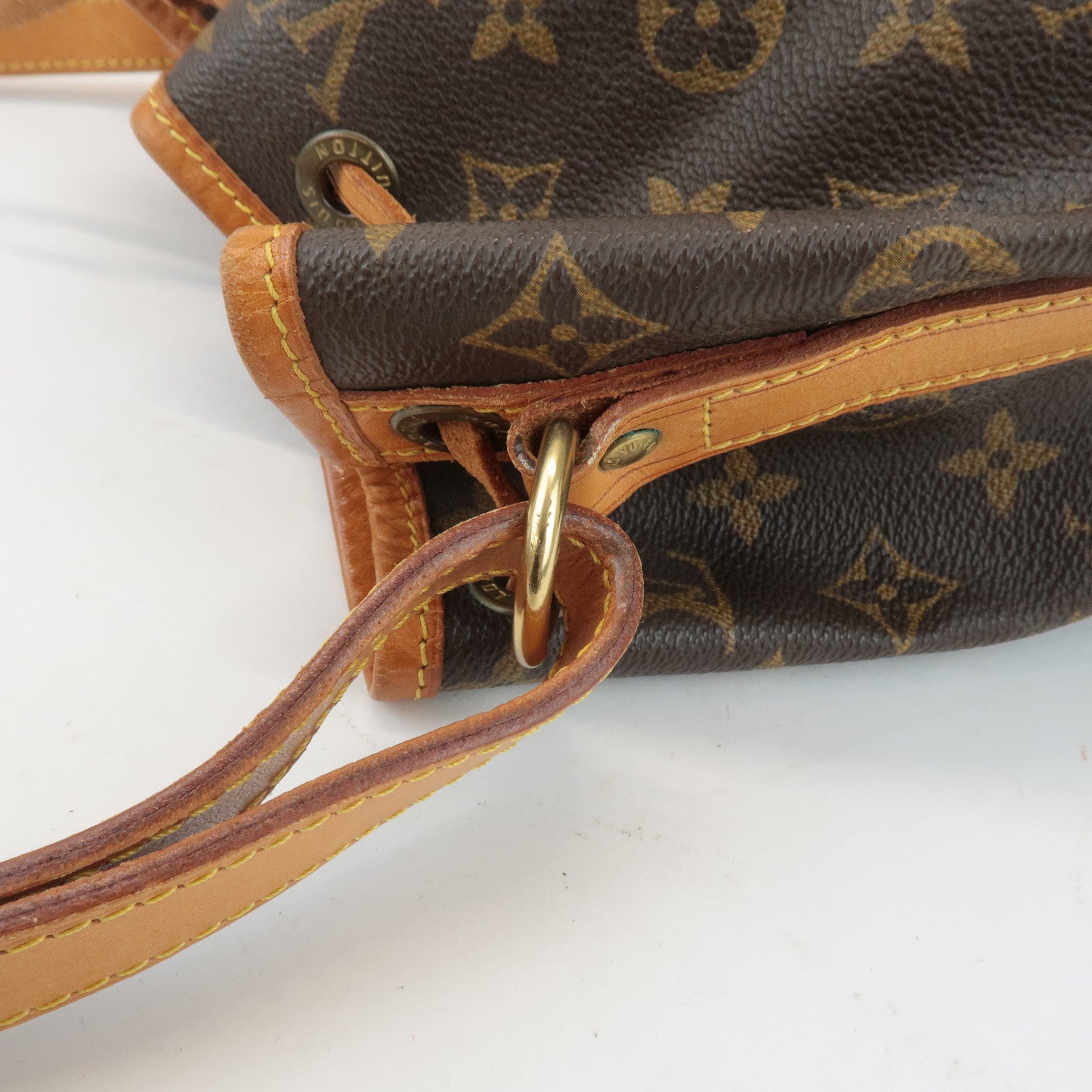 Louis Vuitton Monogram Petit Noe Shoulder Bag Brown M42226 Used