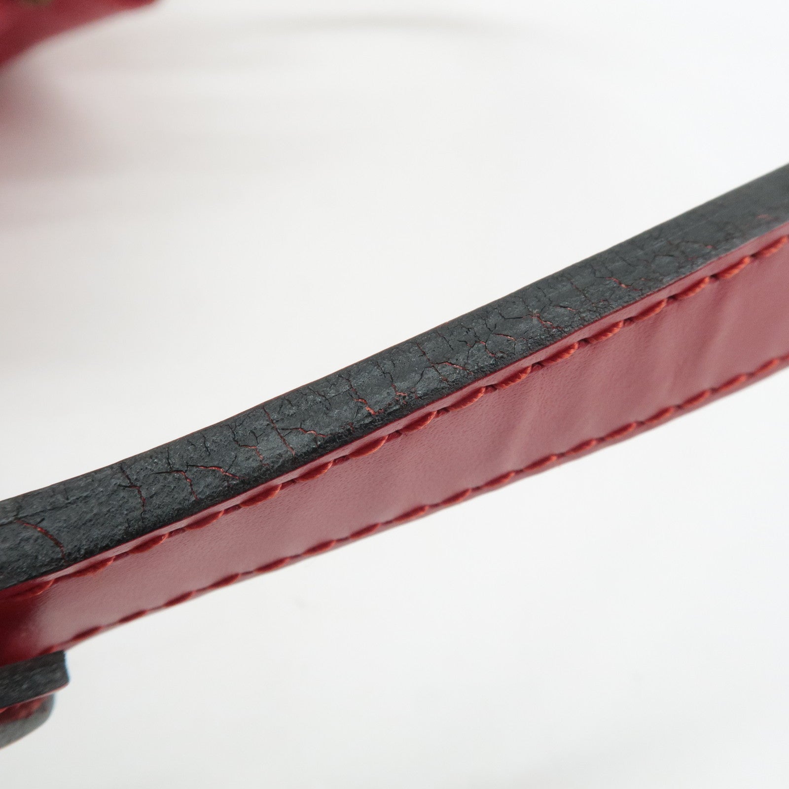 Louis Vuitton Epi Petit Noe Shoulder Bag Castilian Red M44107 Used