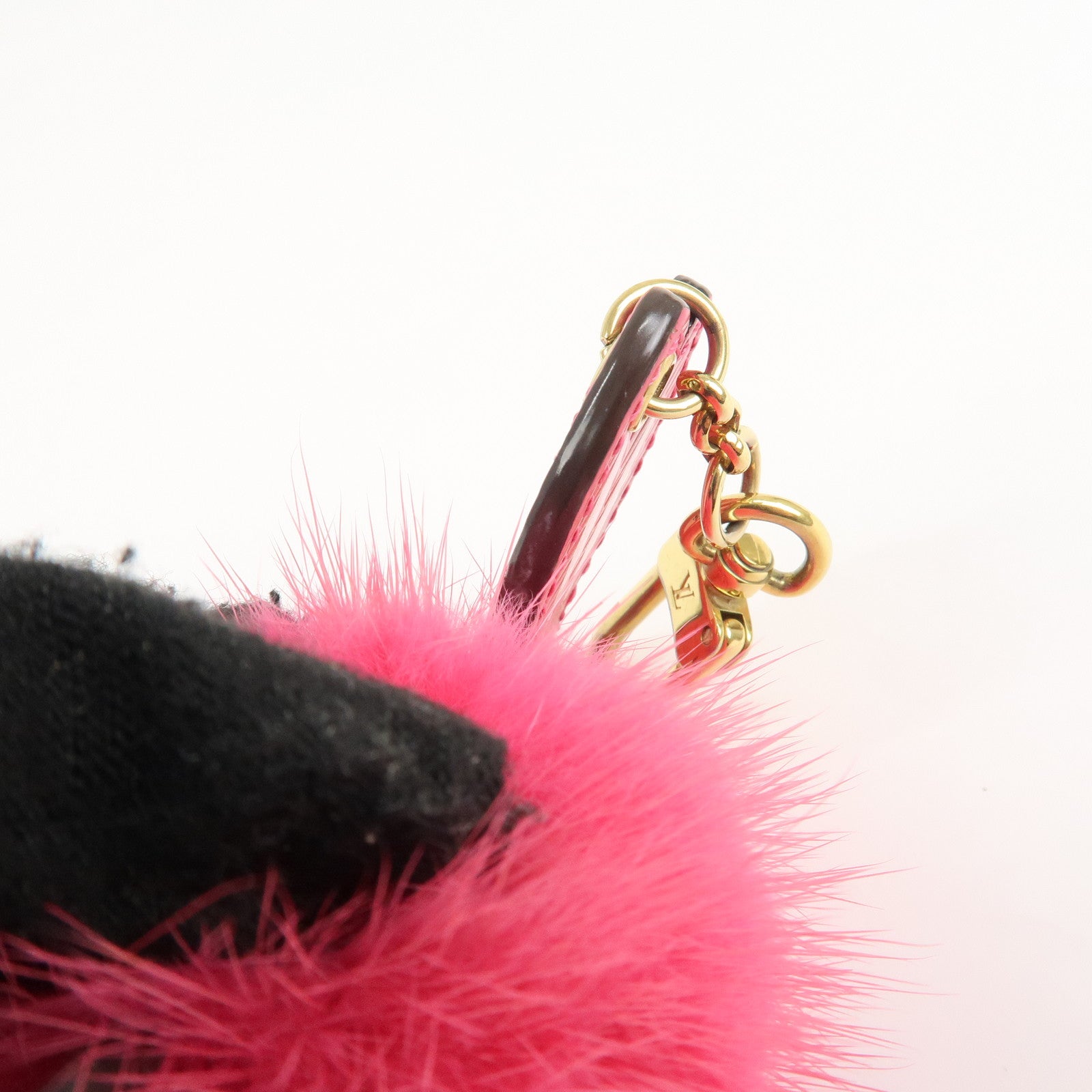 Louis Vuitton Porte Cles Mother's Day Fur Bag Charm Rabbit M62571 Used
