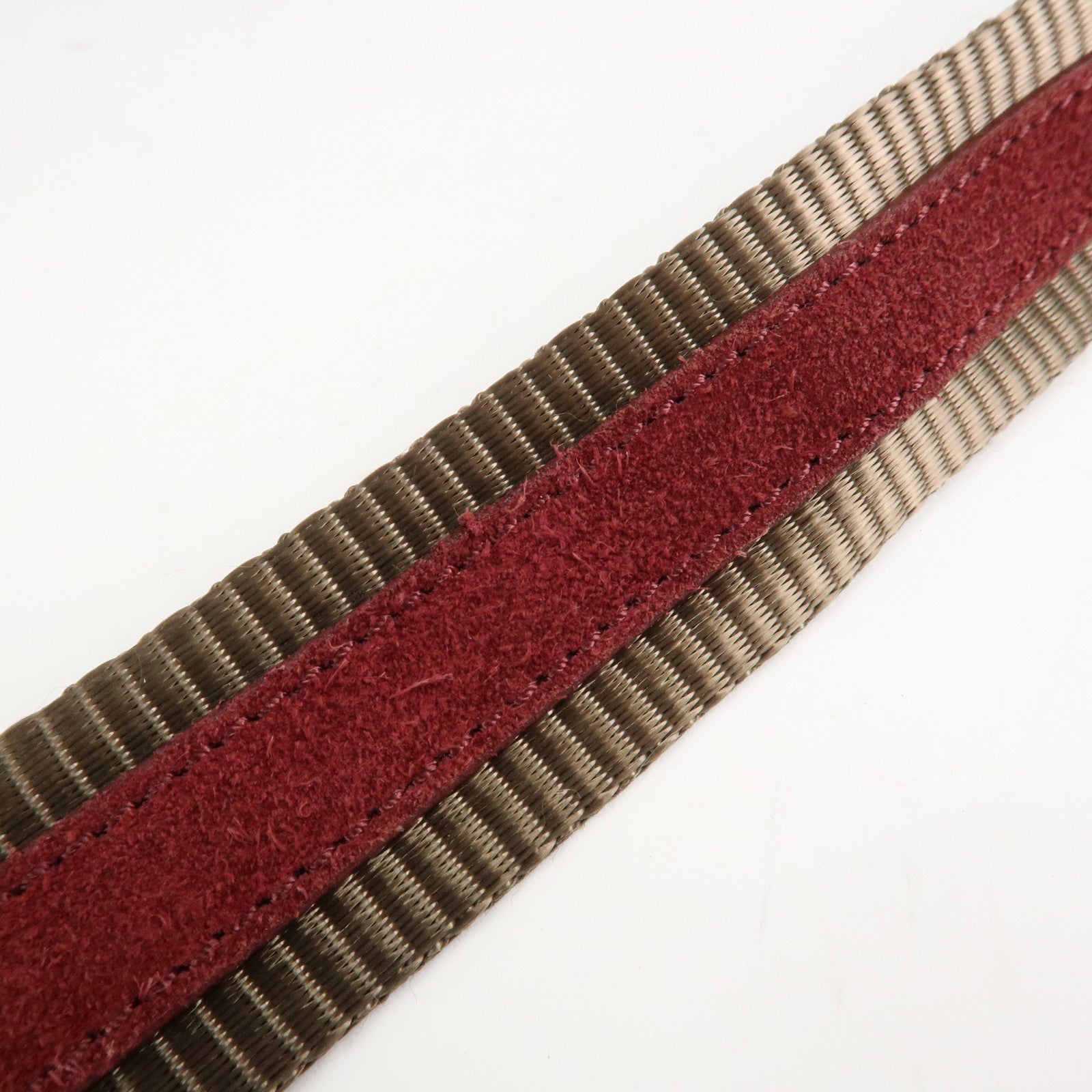 Christian Dior Trotter Canvas Patent Leather Suede Shoulder Bag Used