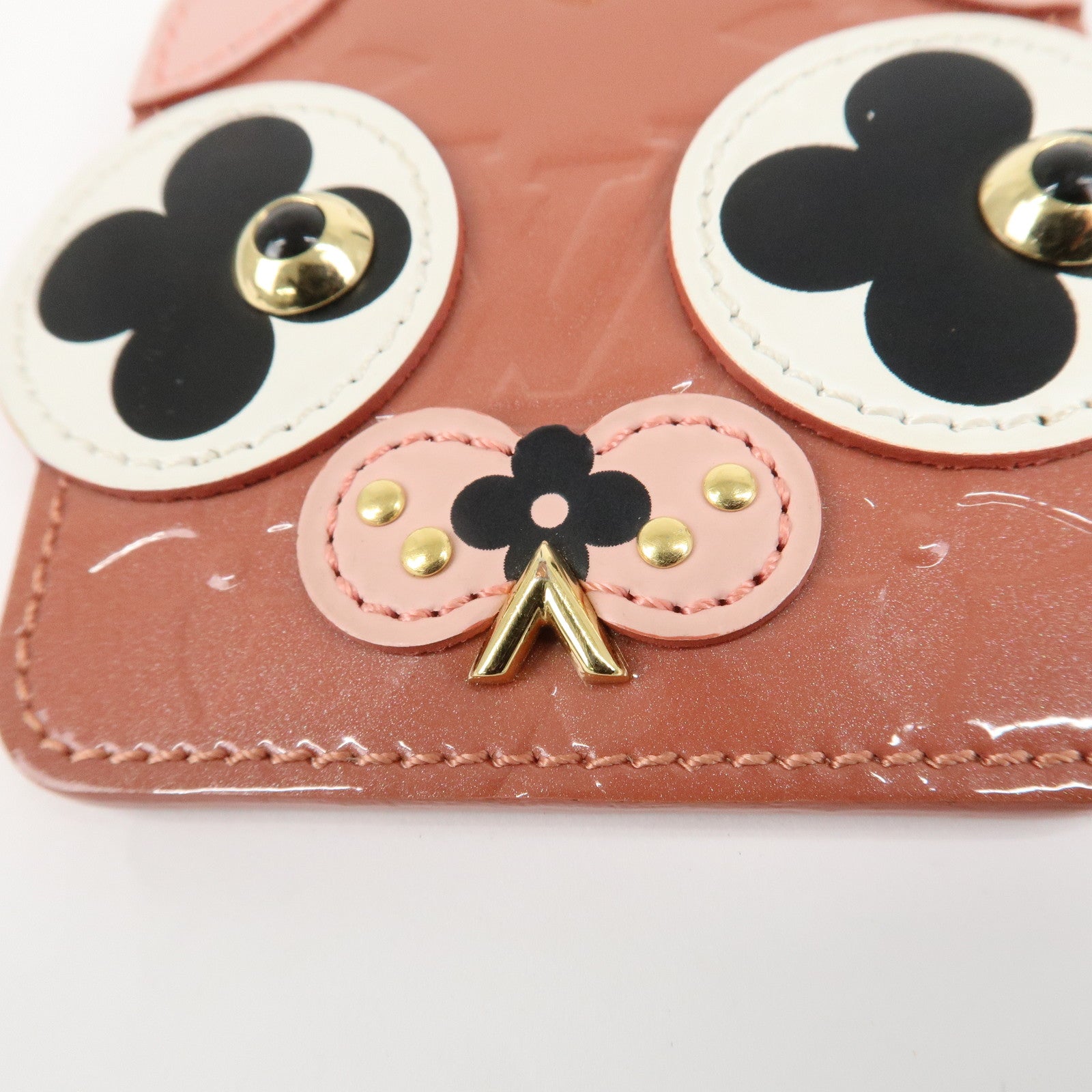 Louis Vuitton Monogram Vernis Porte Cles Animal Face M68217 Used