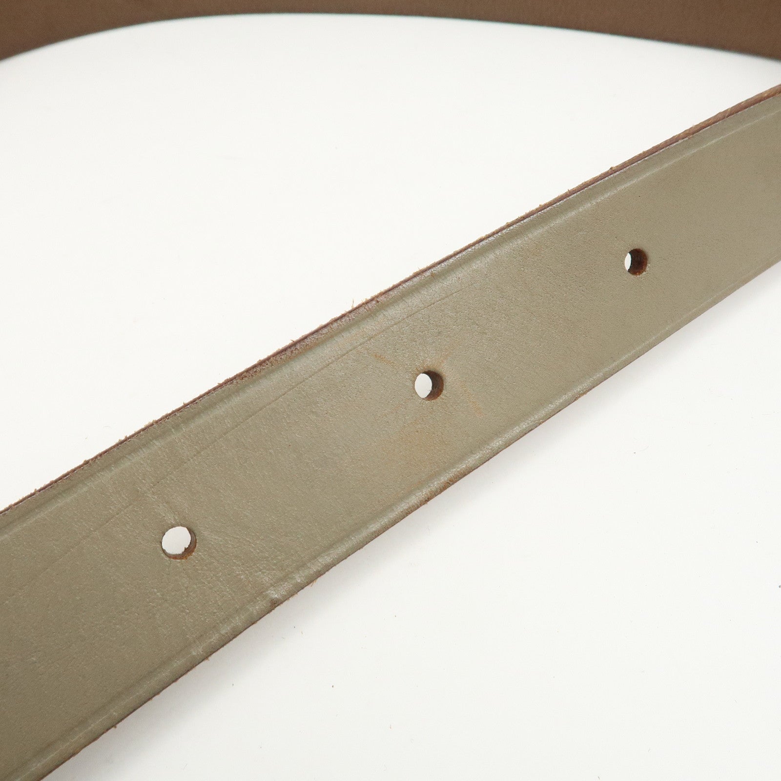 BOTTEGA VENETA Intrecciato Leather Shoulder Bag Brown Used