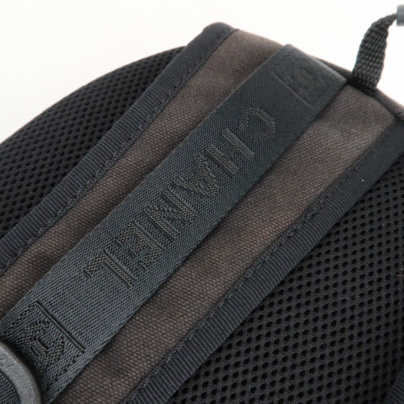 CHANEL CHANEL Sports Canvas Backpack Black Green Used