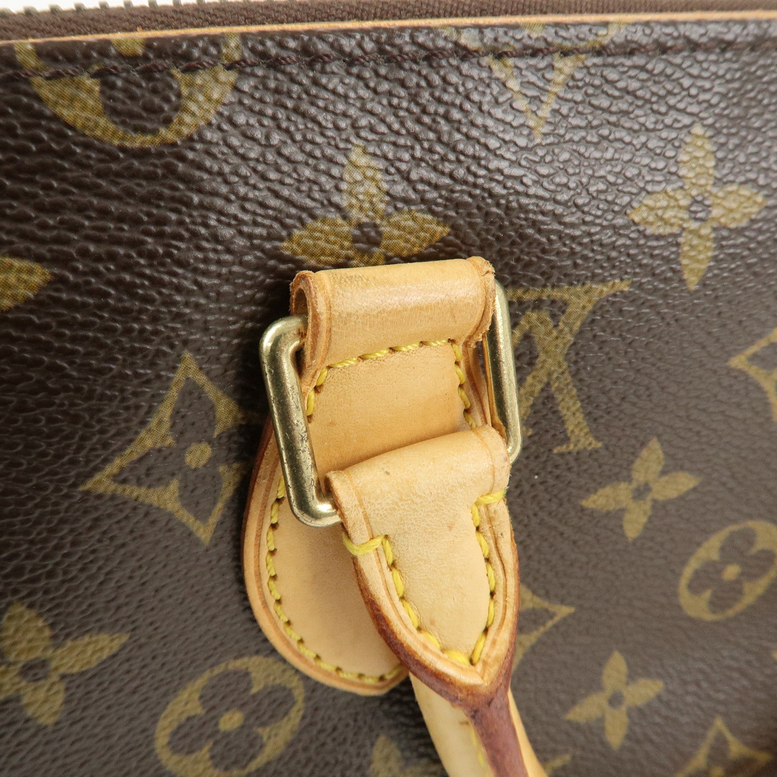 Louis Vuitton Monogram Popincourt Hand Bag Brown M40009 Used