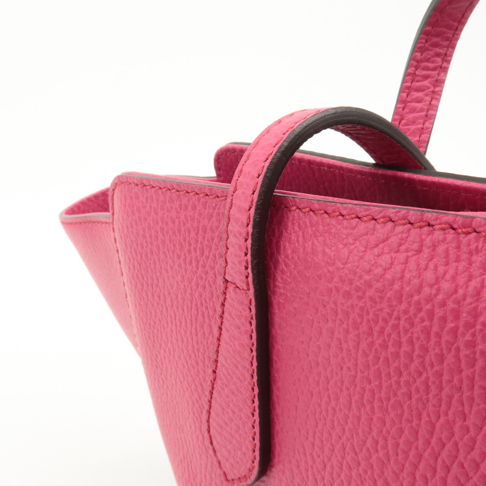 GUCCI Swing Canvas Leather Tote bag Hand Bag Pink 354408 Used