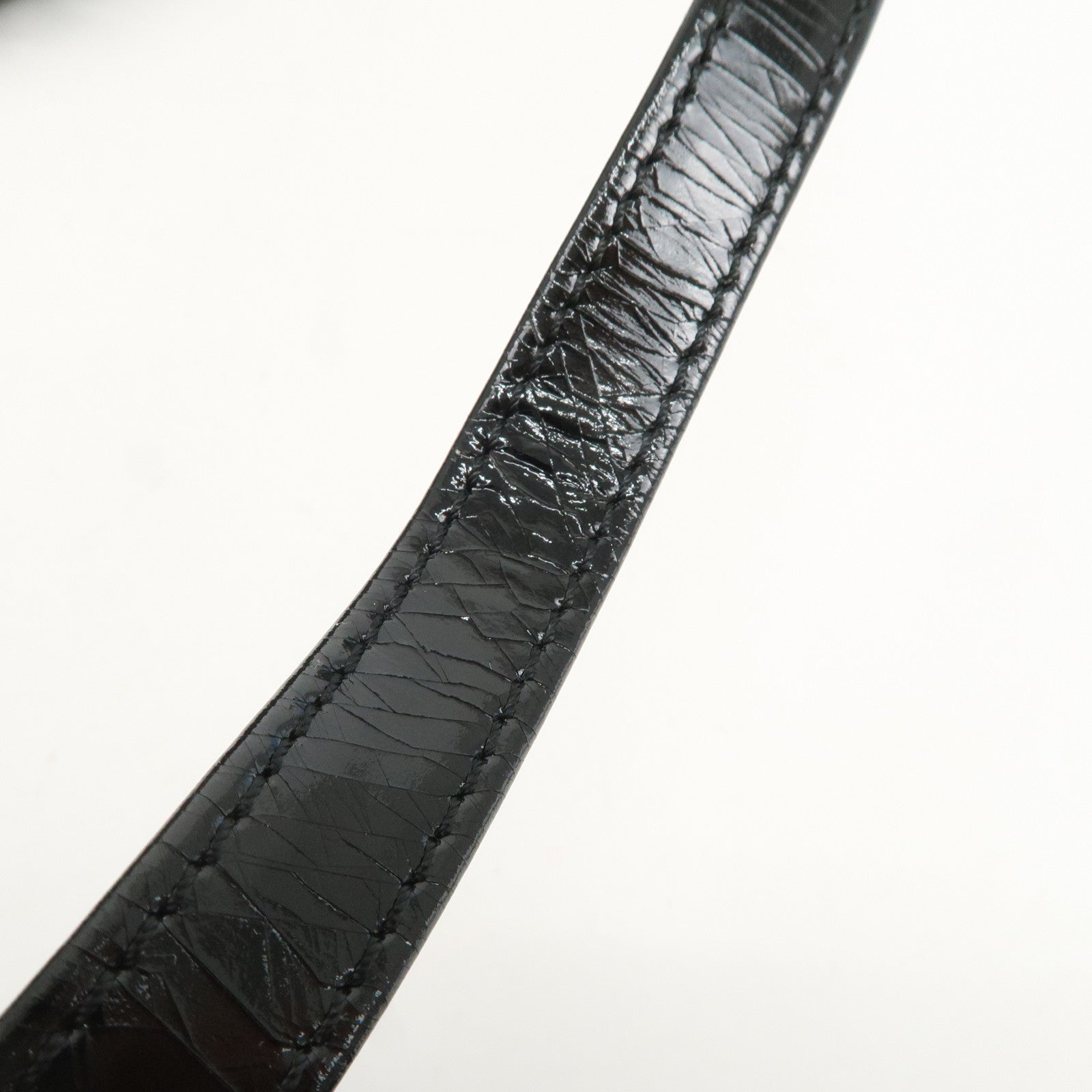 LOEWE Velazquez Patent Leather Coating Suede 2Way Bag Used