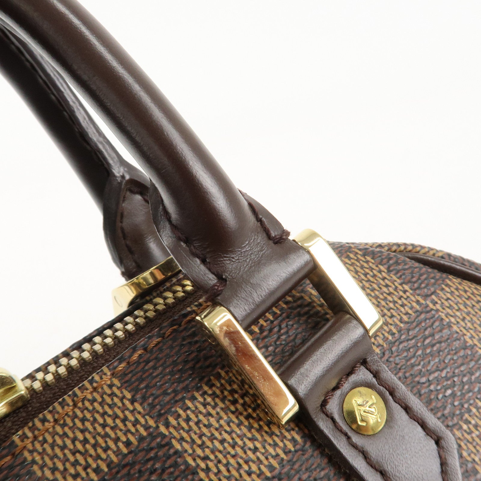 Louis Vuitton Damier Rivera Mini Hand Bag N41436 Brown Used