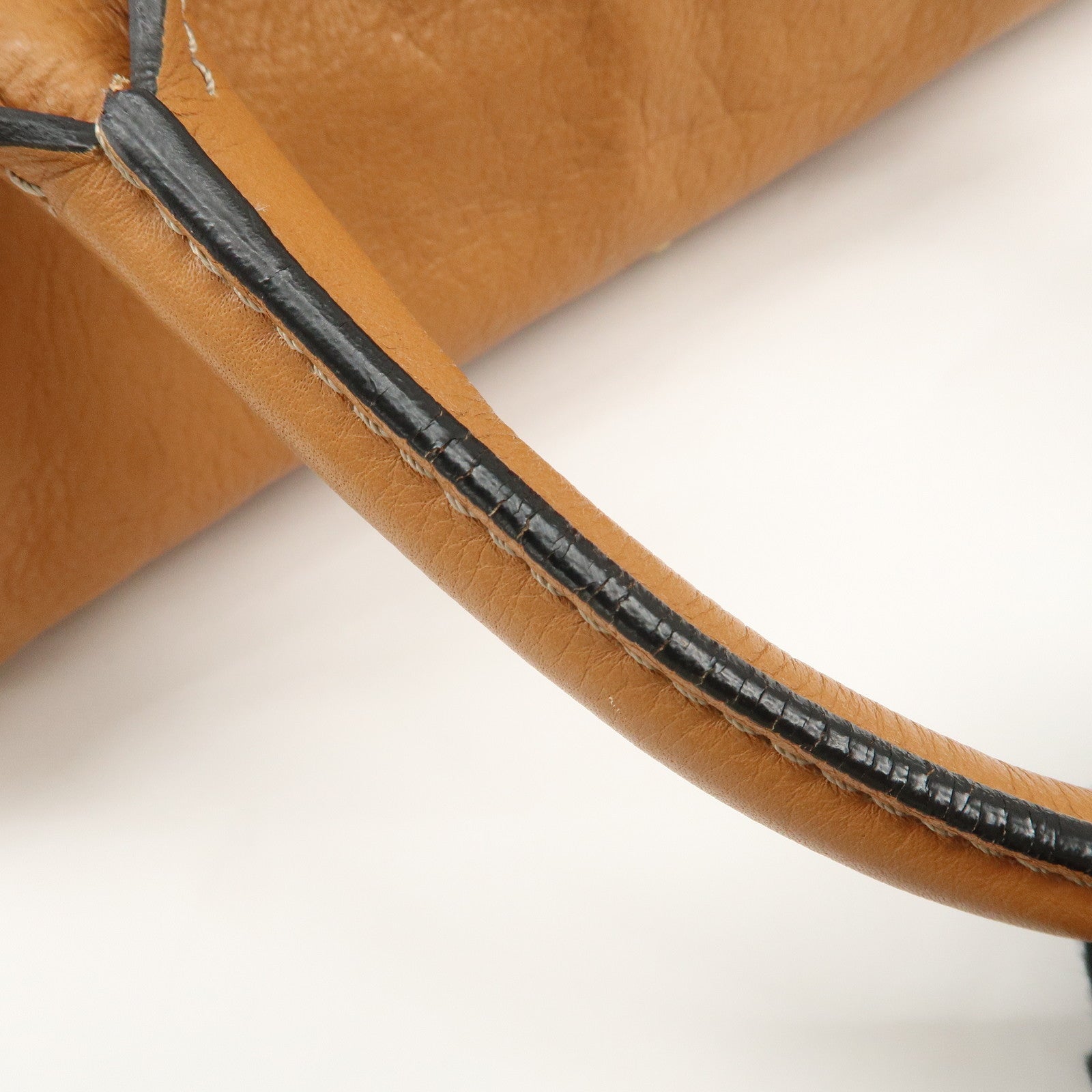 Chloe Paddington Leather Medium Hand Bag Shoulder Bag Brown Used