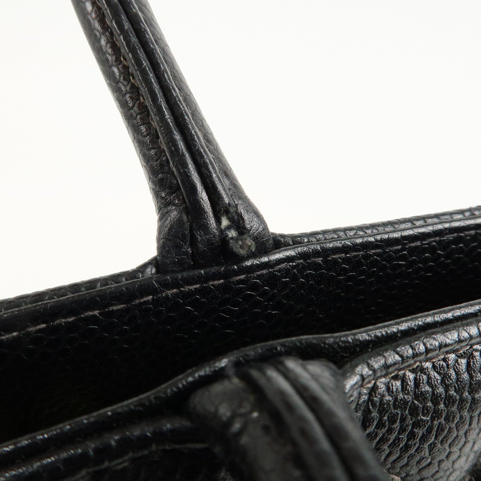 CHANEL Caviar Skin Matelasse Tote Bag Hand bag Black A01804 Used