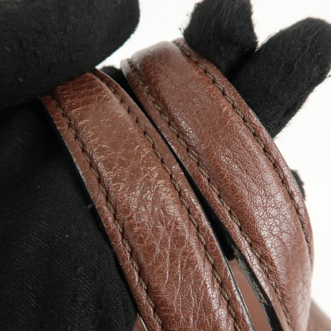 Louis Vuitton Monogram Mahina Lunar Hand Bag GM Acajou M95970 Used