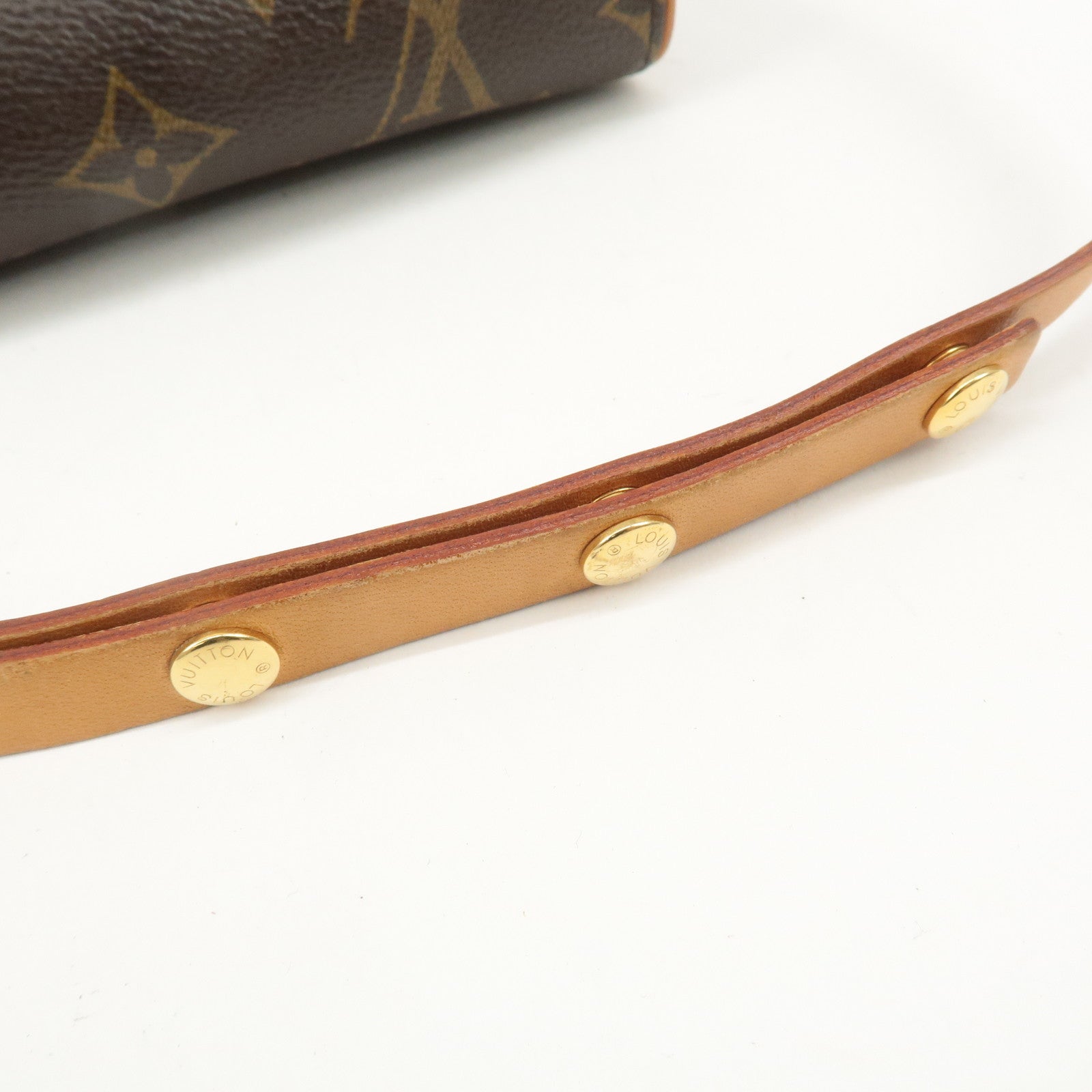 Louis Vuitton Monogram Pochette Florentine Waist Bag Belt M M51855 Used