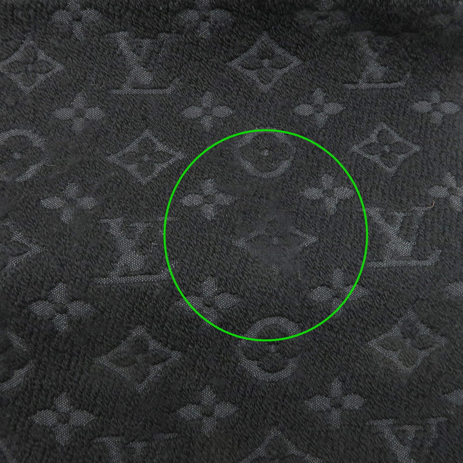 Louis Vuitton Monogram Escharpe Monogram Classic Noir M70520 Used F/S Used