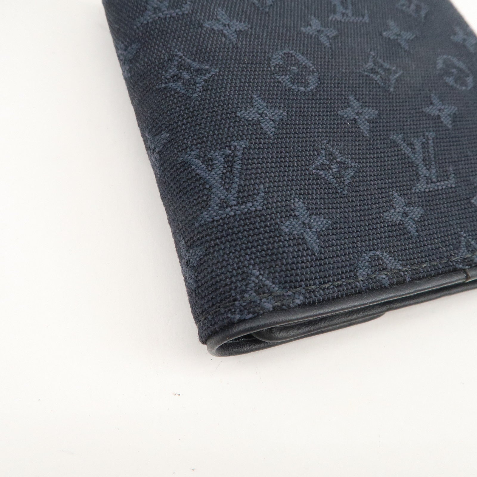 Louis Vuitton Monogram Mini Lin Porte Billet Carte Credit Monnaie Used