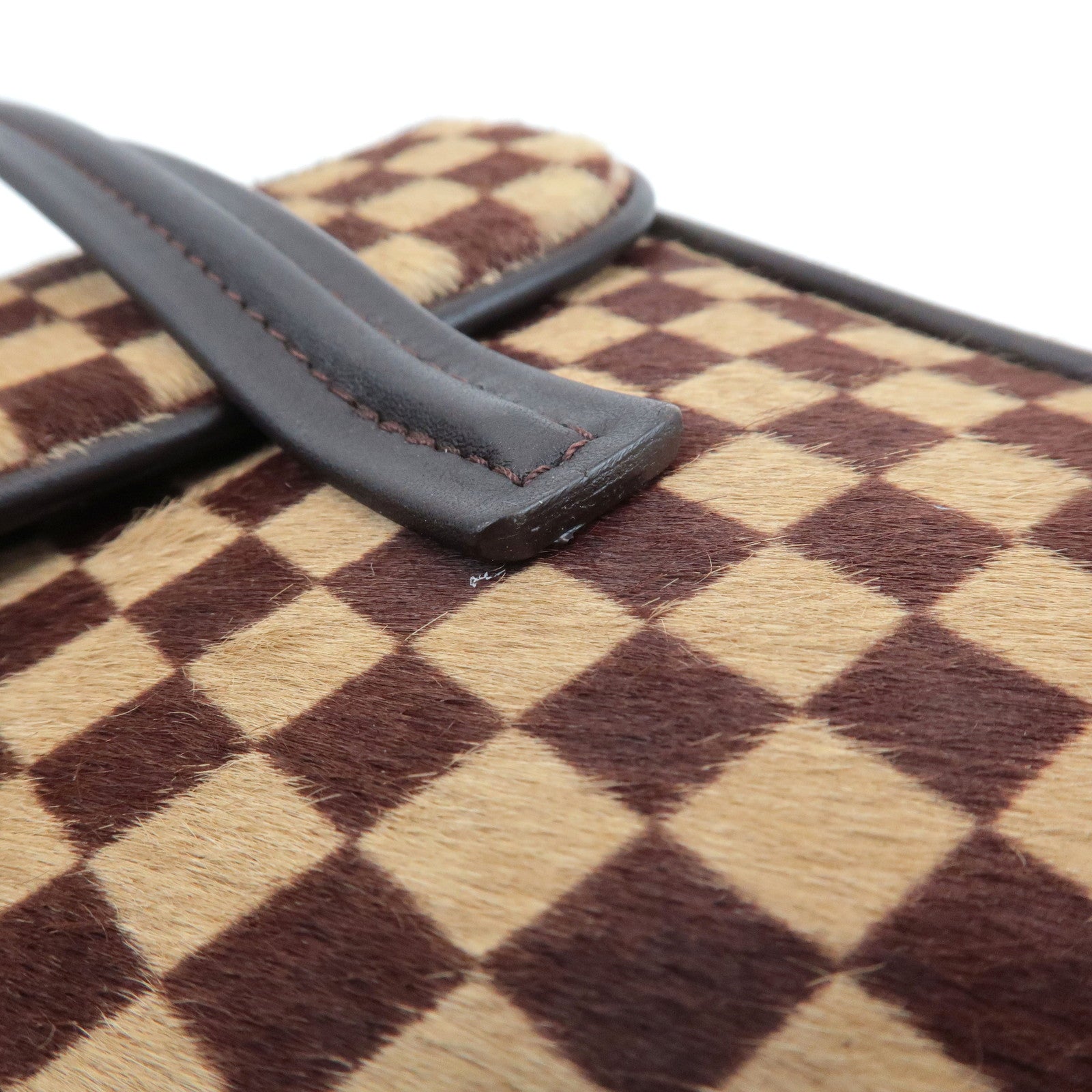 Louis Vuitton Damier Sauvage Lion Hand Bag Beige Brown M92131 Used