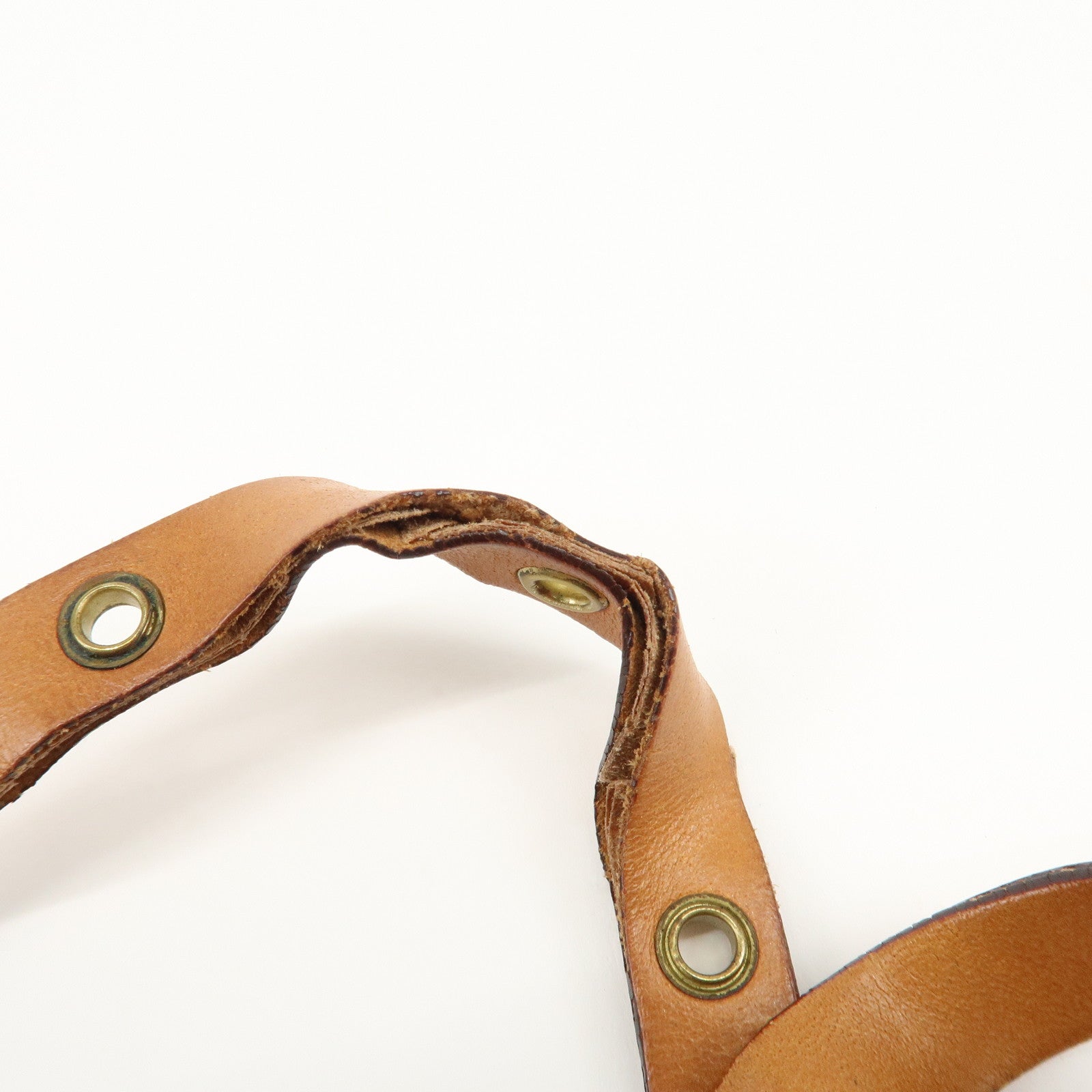 Christian Dior Trotter Street Chic Canvas Leather Shoulder Bag Used