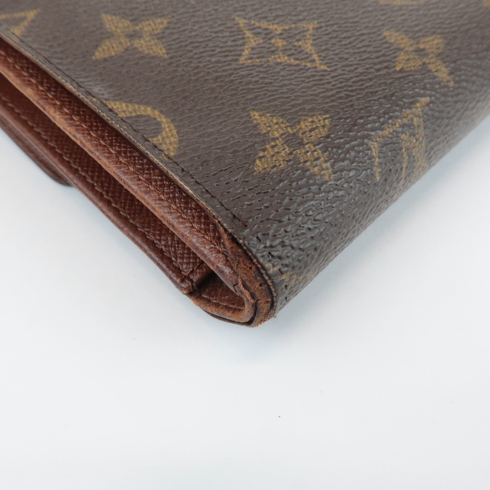 Louis Vuitton Monogram Porte Tresor Etui Papiers Wallet M61202 Used