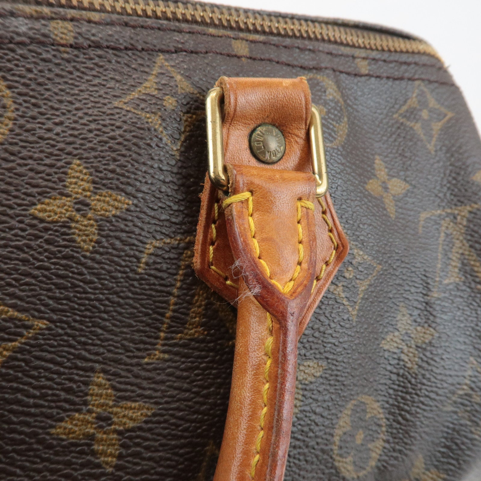 Louis Vuitton Monogram Speedy 30 Hand Bag Boston Bag M41526 Used