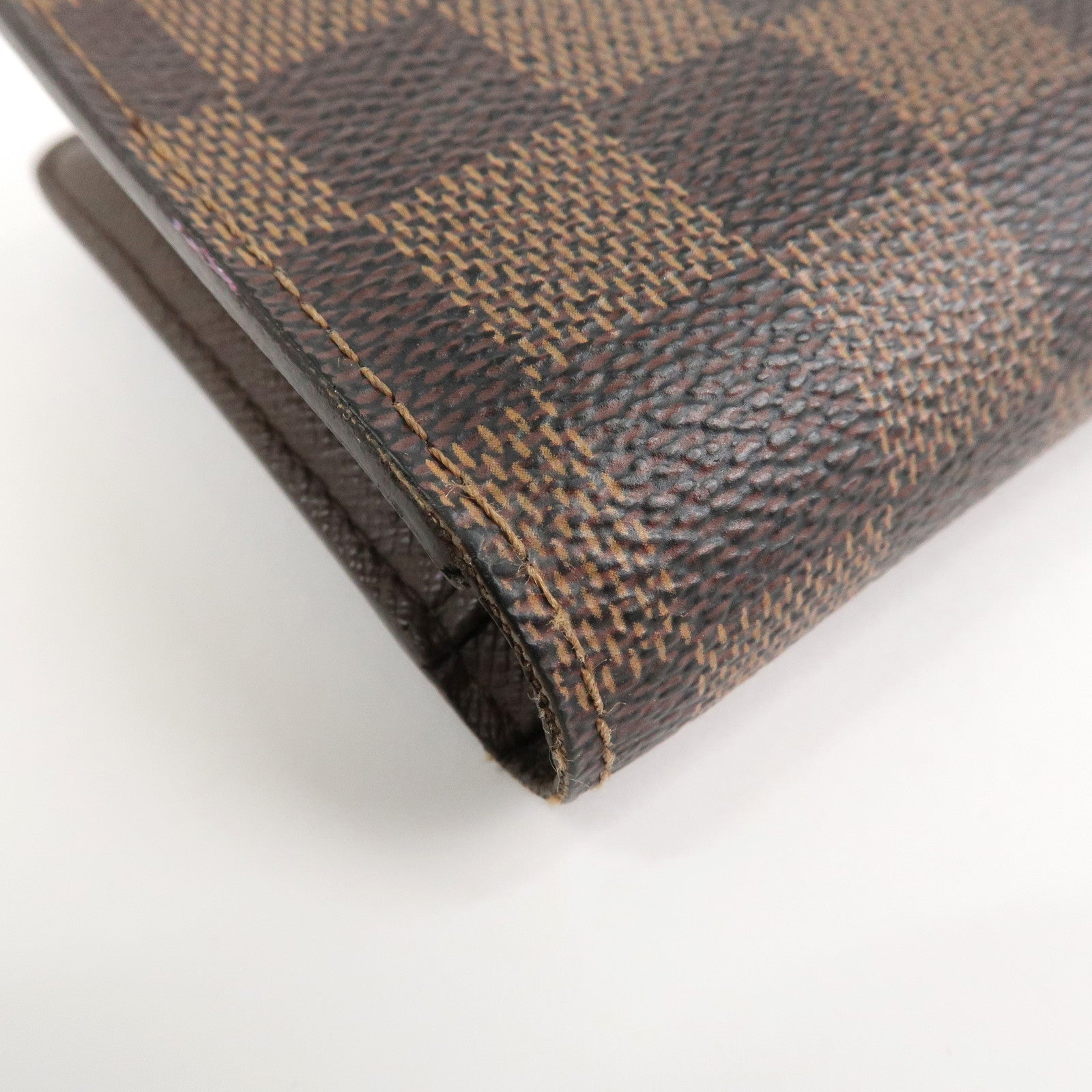 Louis Vuitton Damier Portefeuille Viennois Wallet N61674 Used