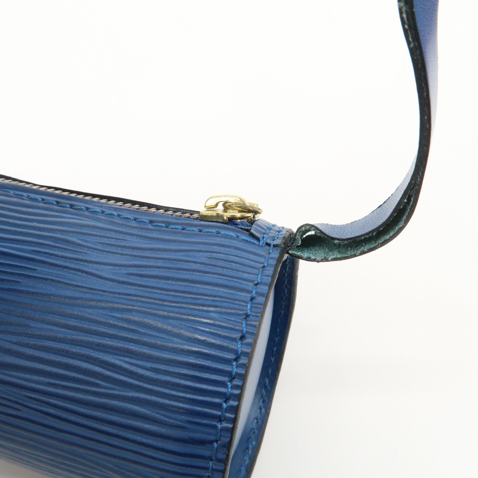 Louis Vuitton Epi Set of2 Soufflot Pouch Castilian Red Toledo Blue Used