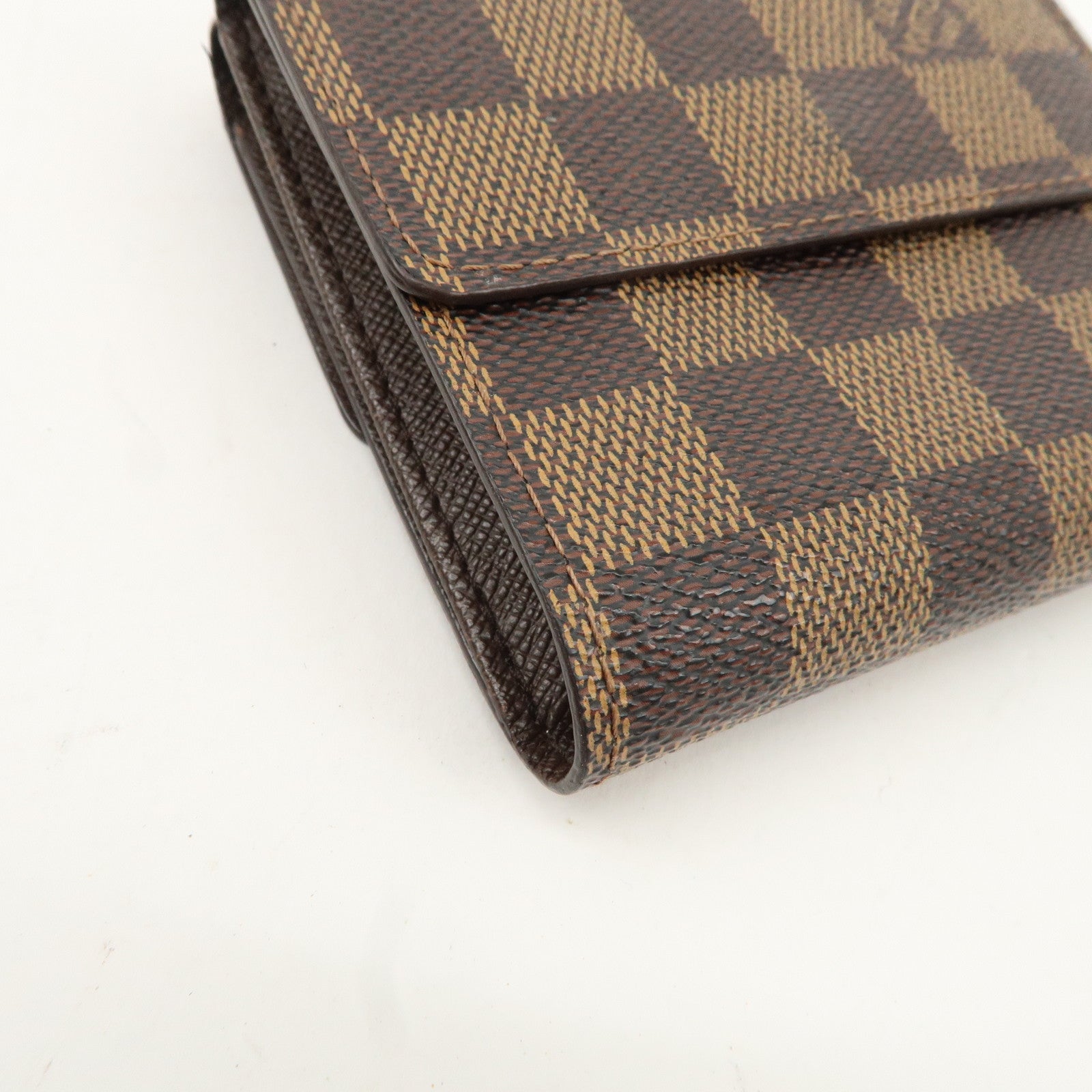 Louis Vuitton Damier Porte Monnaie Bier Carte Credit N61652 Used