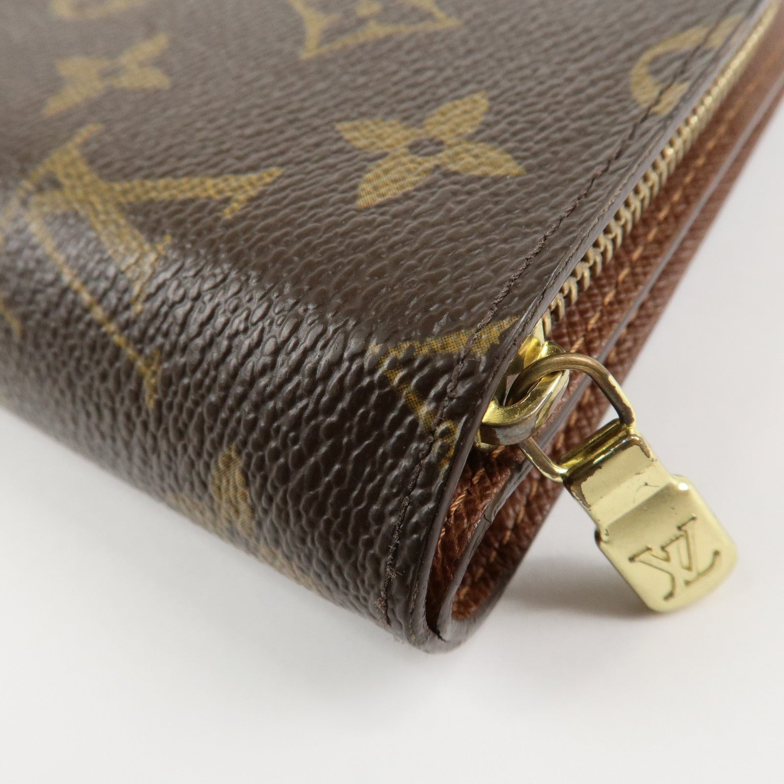 Louis Vuitton Monogram Porte Papier Zip Bi-fold Wallet M61207 Used