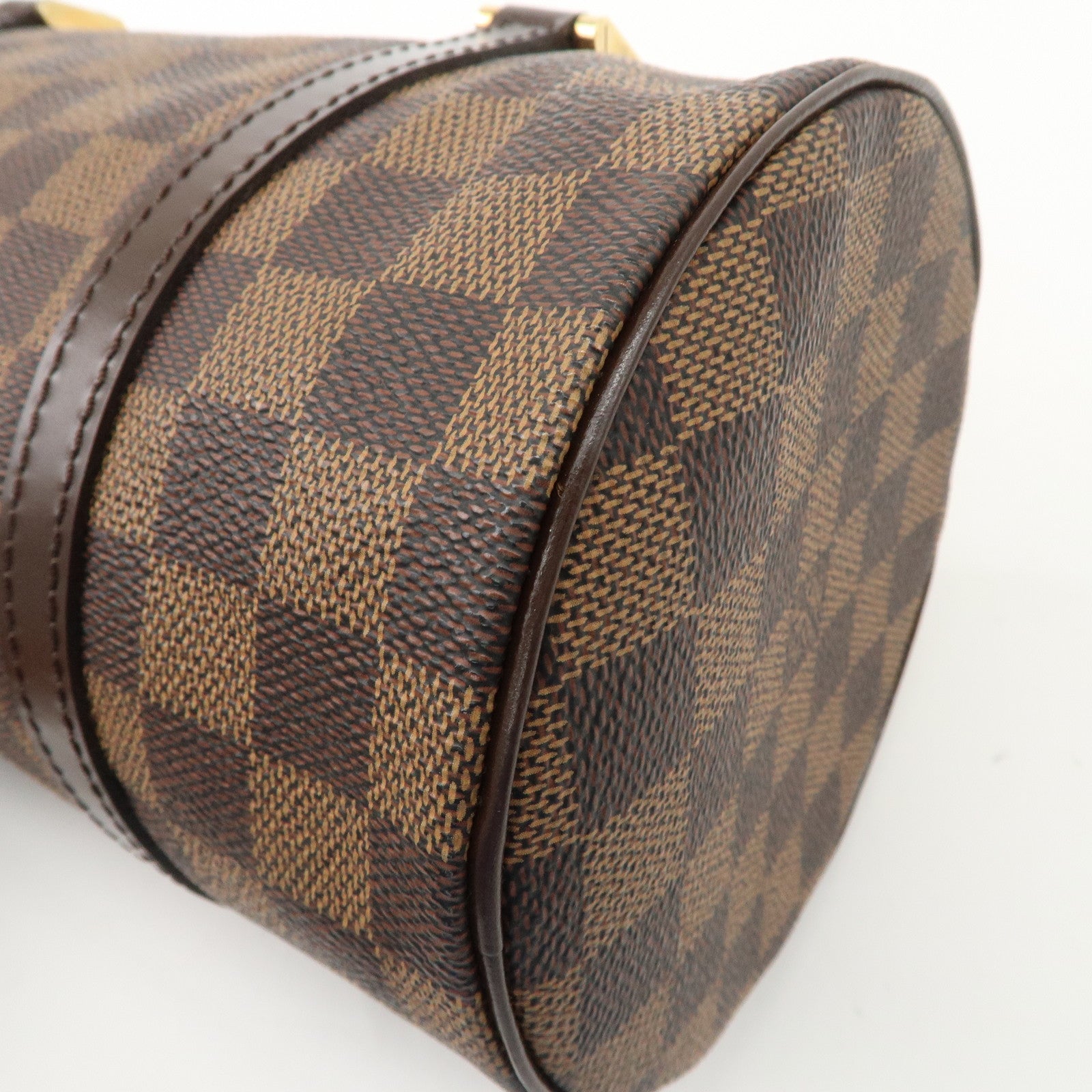 Louis Vuitton Damier Ebene Papillon 26 Hand Bag Brown N51304 Used