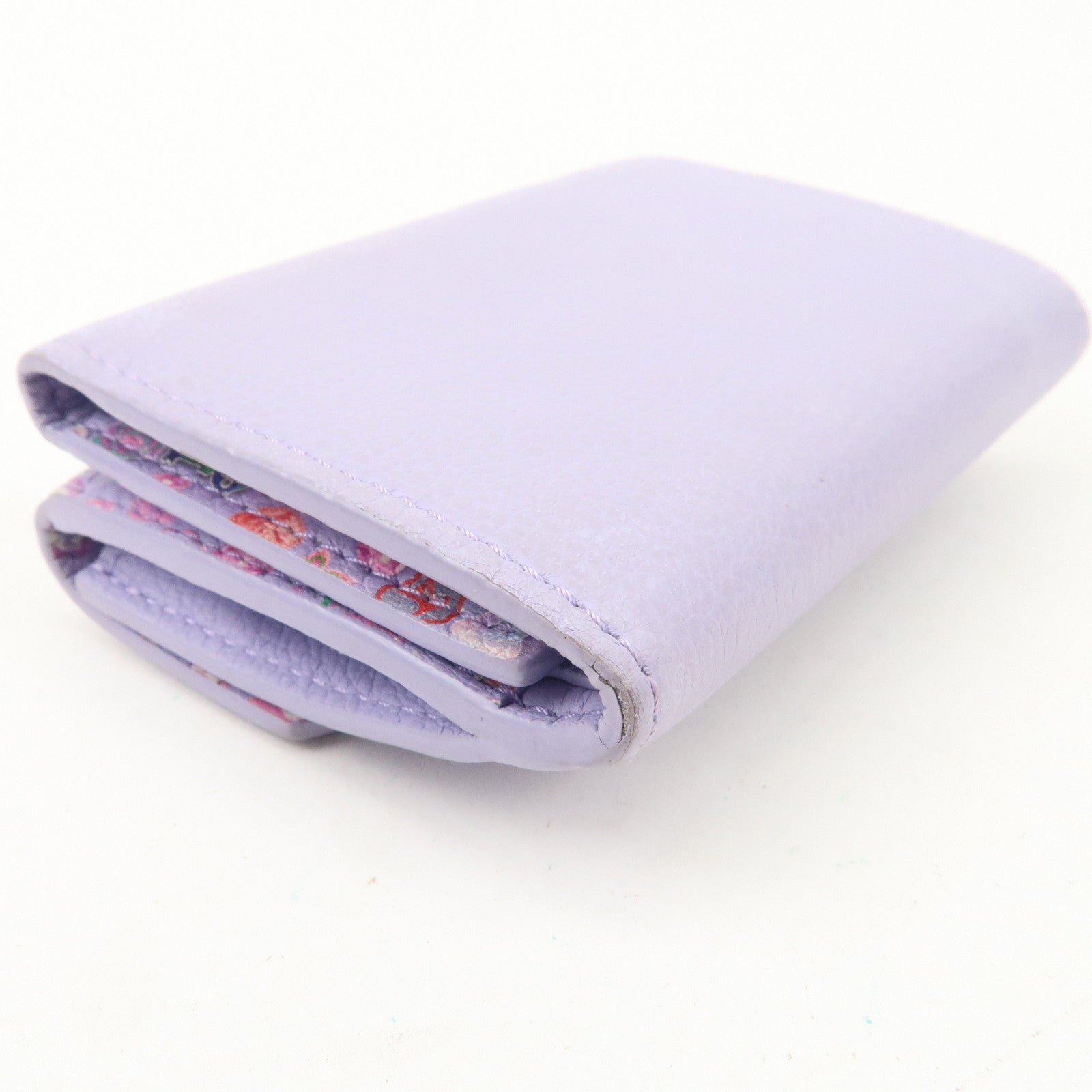 Louis Vuitton Portefeuille Lock Mini Wallet Purple M81887 Used
