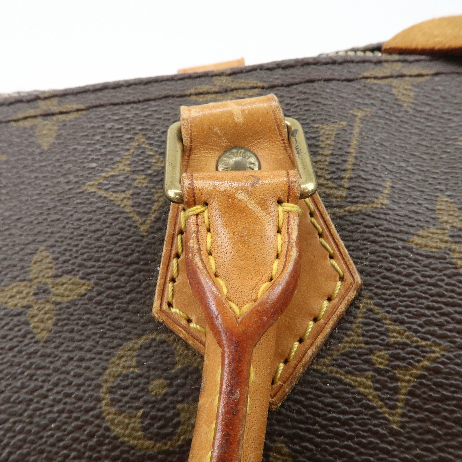 Louis Vuitton Monogram Speedy 40 Hand Bag Boston Bag M41522 Used