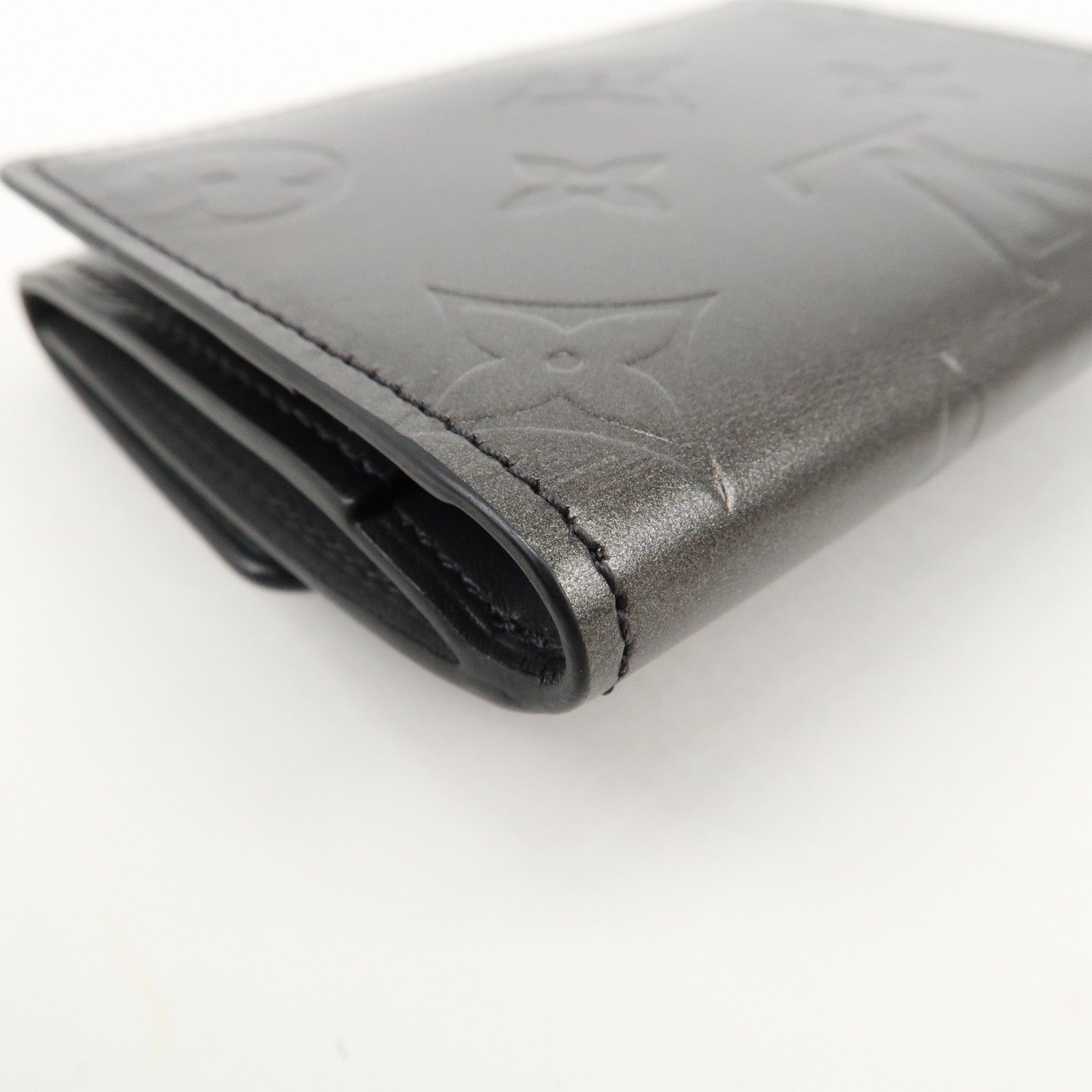 Louis Vuitton Monogram Matte Ludlow Coin Case Noir M65122 Used
