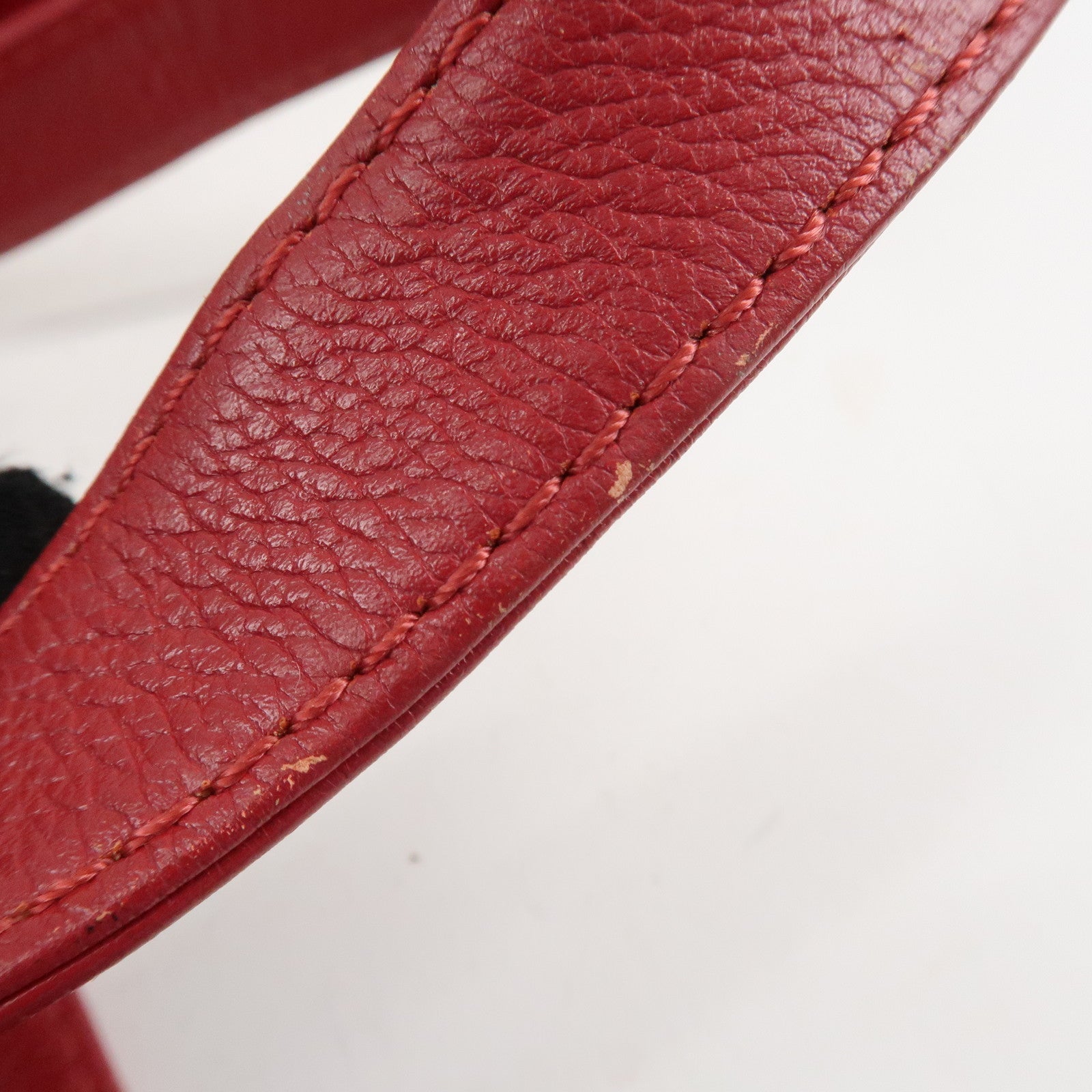 Chloe See By Chloe Leather Tote Bag Shoulder Bag Red Used