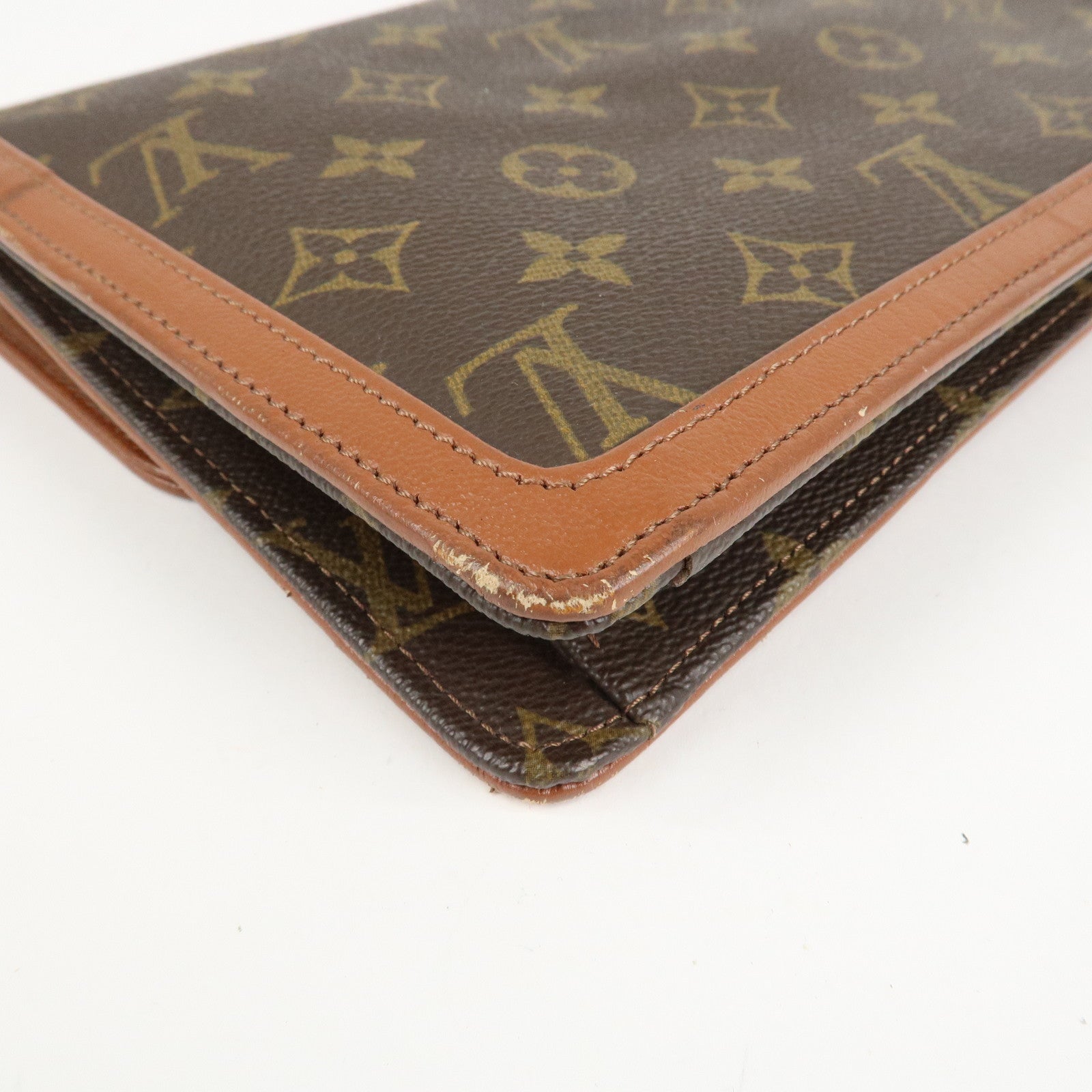 Louis Vuitton Monogram Pochette Dam GM Clutch Bag M51810 Used