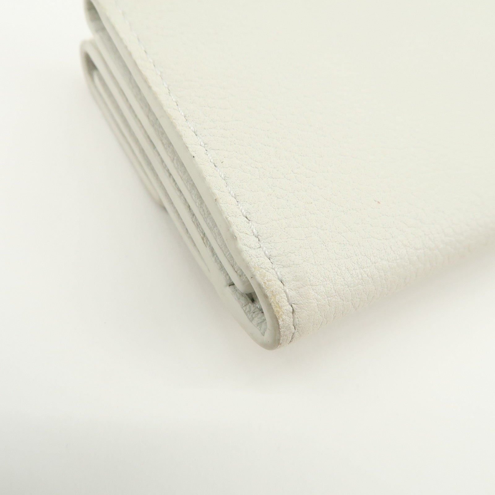 Louis Vuitton Portefeuille Lock Mini Wallet White M68482 Used