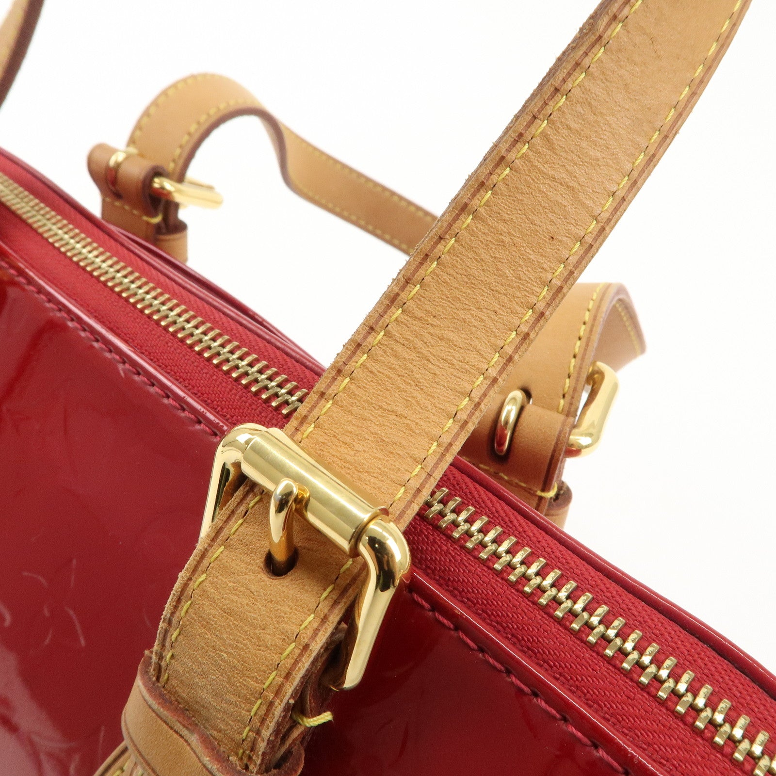 Louis Vuitton Vernis Rosewood Avenue Hand Bag Pomme D'Amour M93507 Used