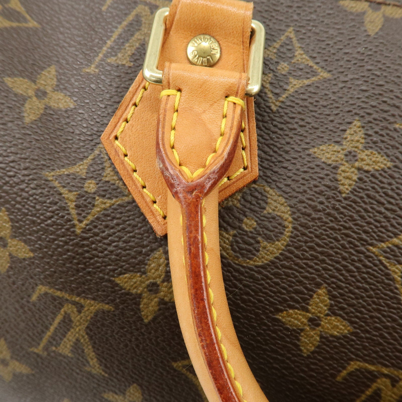 Louis Vuitton Monogram Speedy 40 Hand Bag Boston Bag M41522 Used