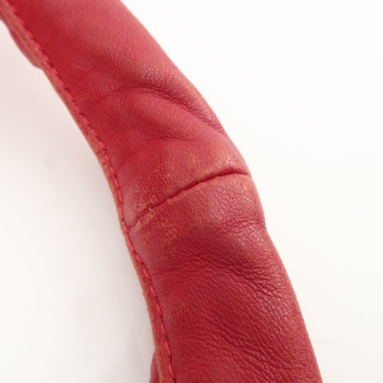 BOTTEGA VENETA Hobo Intrecciato Leather Shoulder Bag Pink 115653 Used