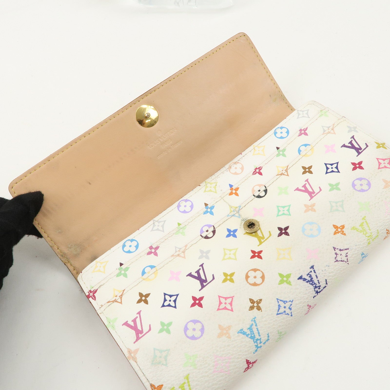 Louis Vuitton Monogram Set of 2 Long Wallet M61734 M93532 Used