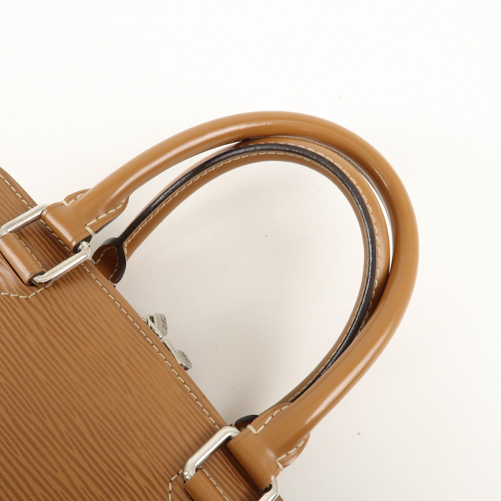 Louis Vuitton Epi Pont Neuf Hand Bag Zipang Gold M5205B Used