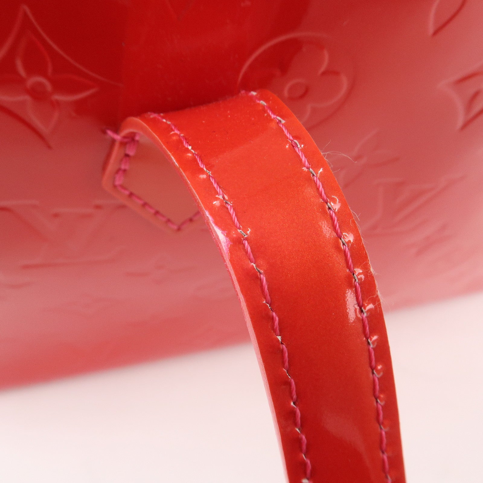 Louis Vuitton Monogram Vernis Wilshire PM Hand Bag M93643 Used