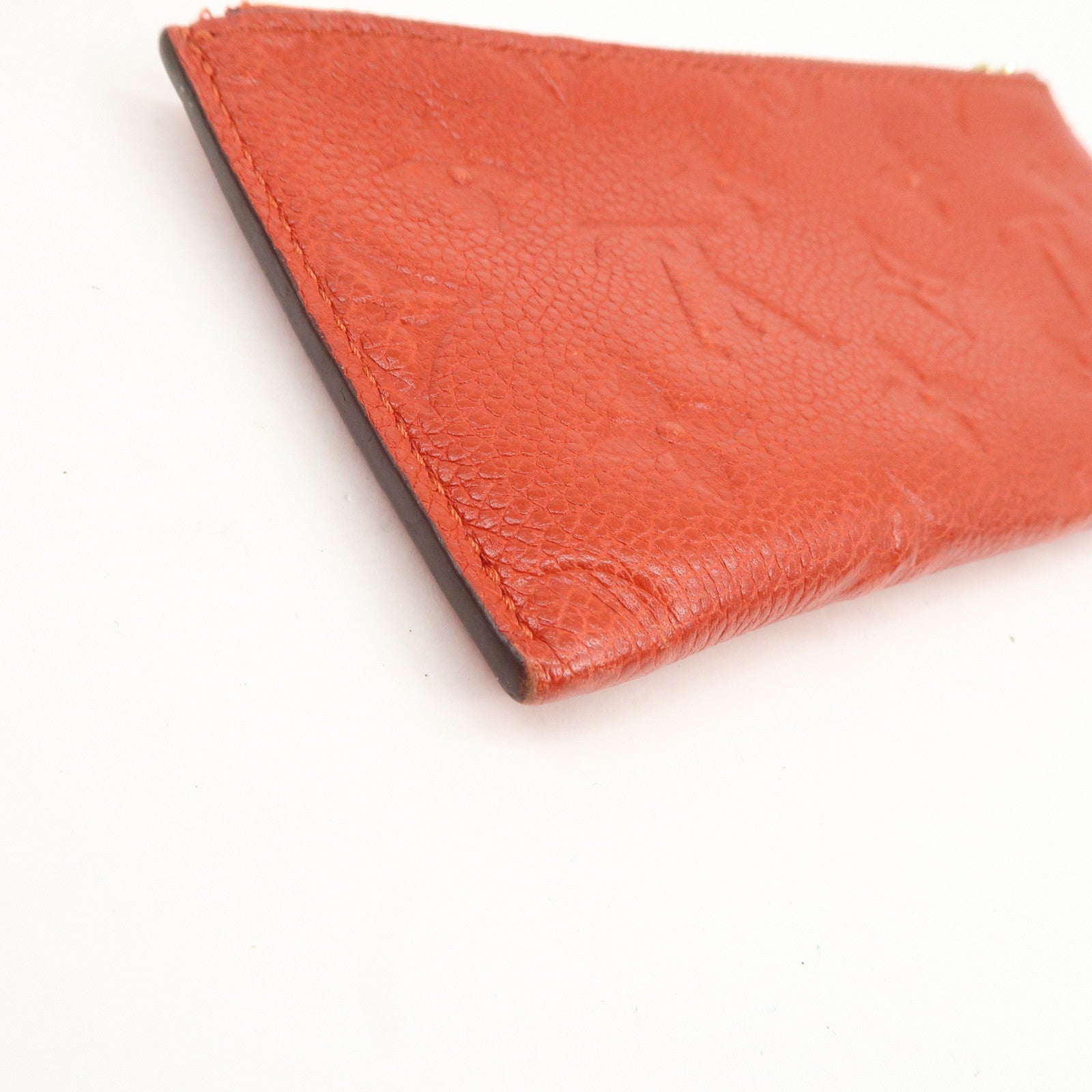 Louis Vuitton Monogram Empreinte Portefeuille Cerise Cion Case Used