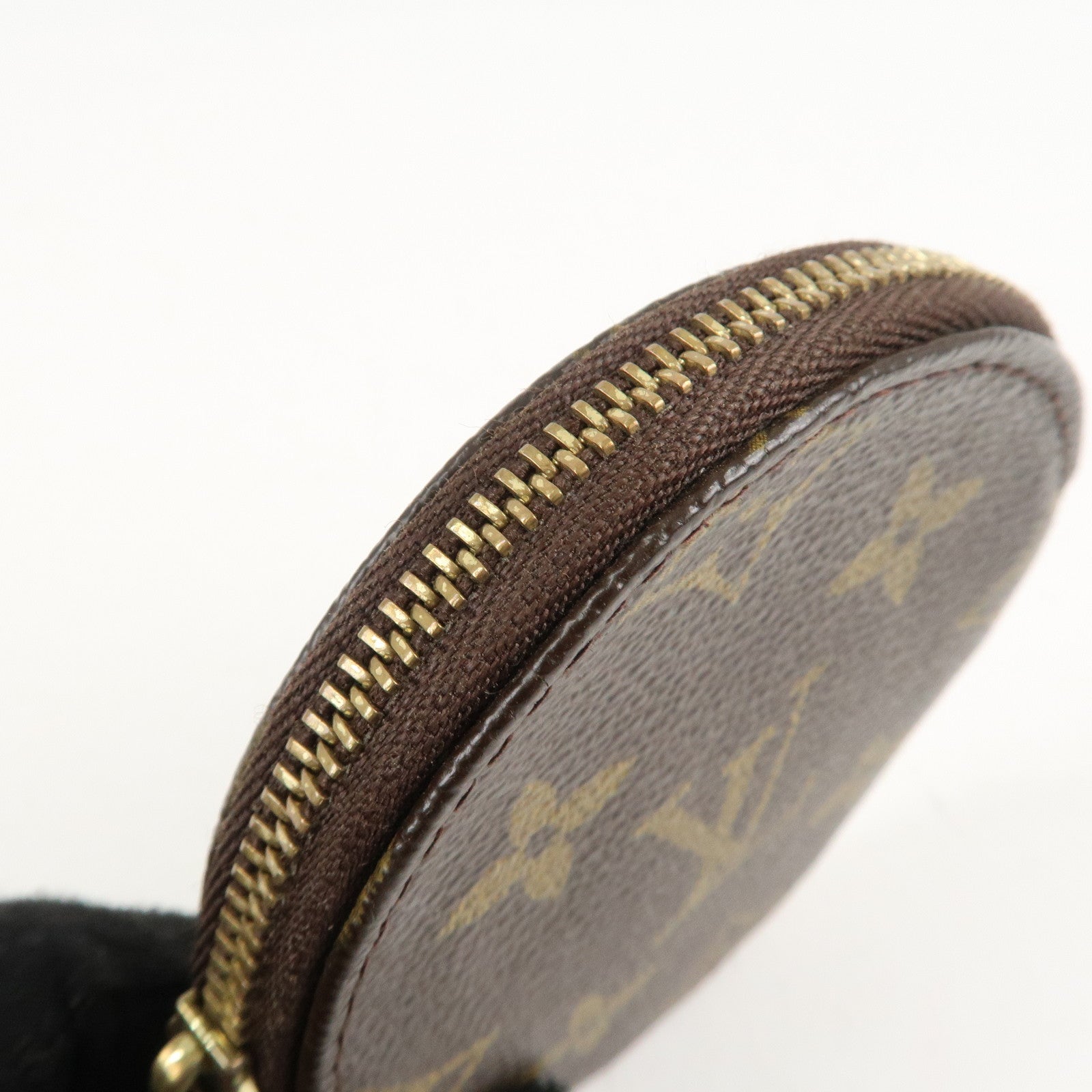 Set of2 Louis Vuitton Monogram Porte Monnaie Rond Coin Case M61926 Used