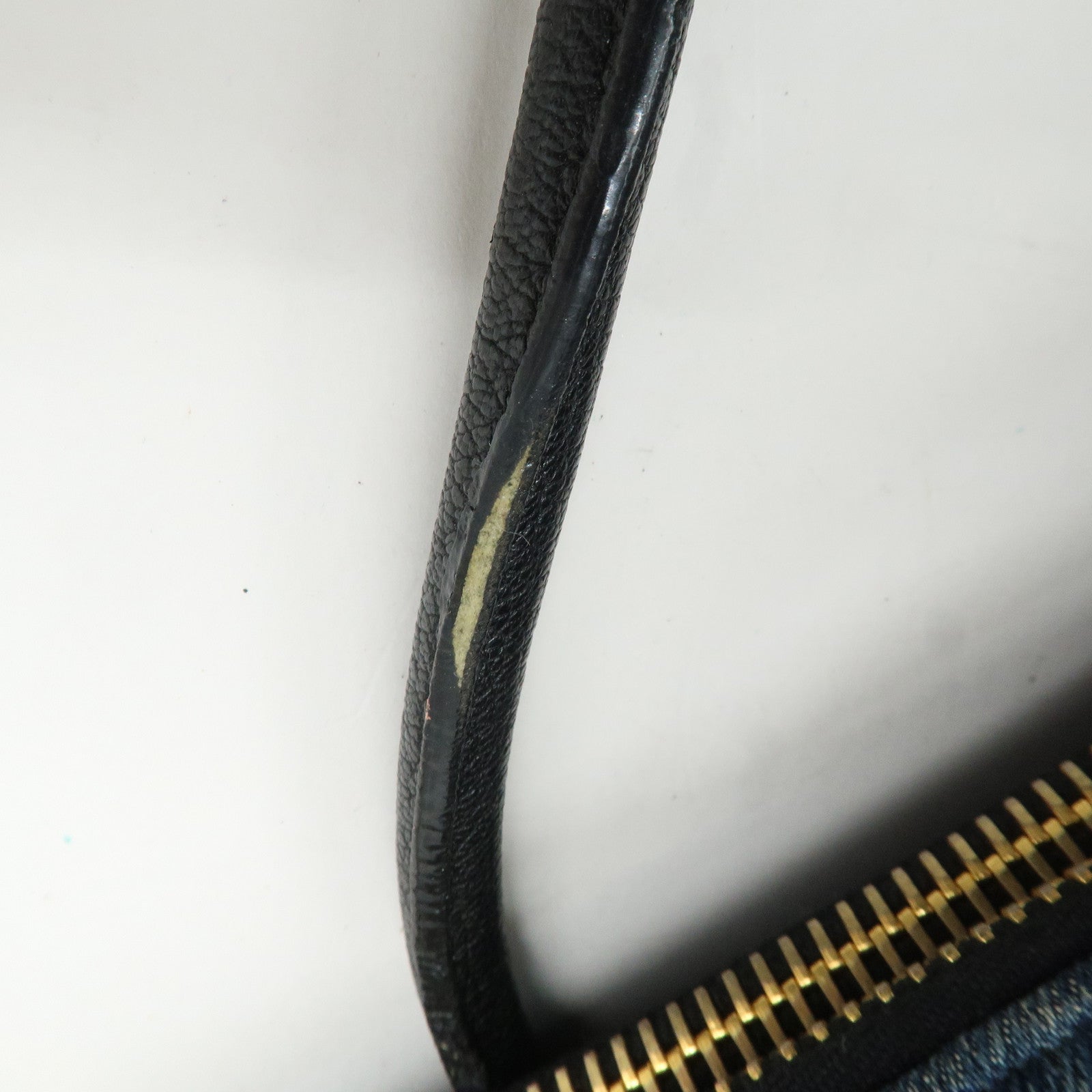 MIU MIU Denim Leather Biker 2Way Tote Bag Blue Black RN1031 Used