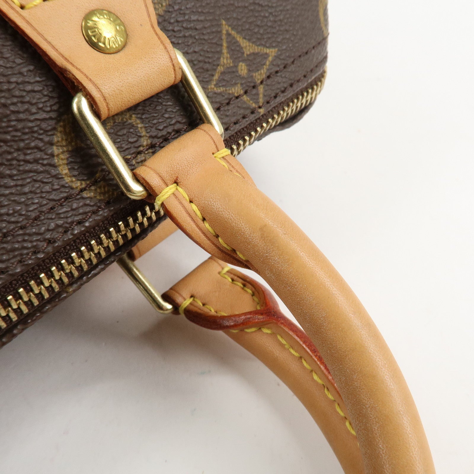 Louis Vuitton Monogram Speedy 25 Hand Bag Boston Bag M41528 Used
