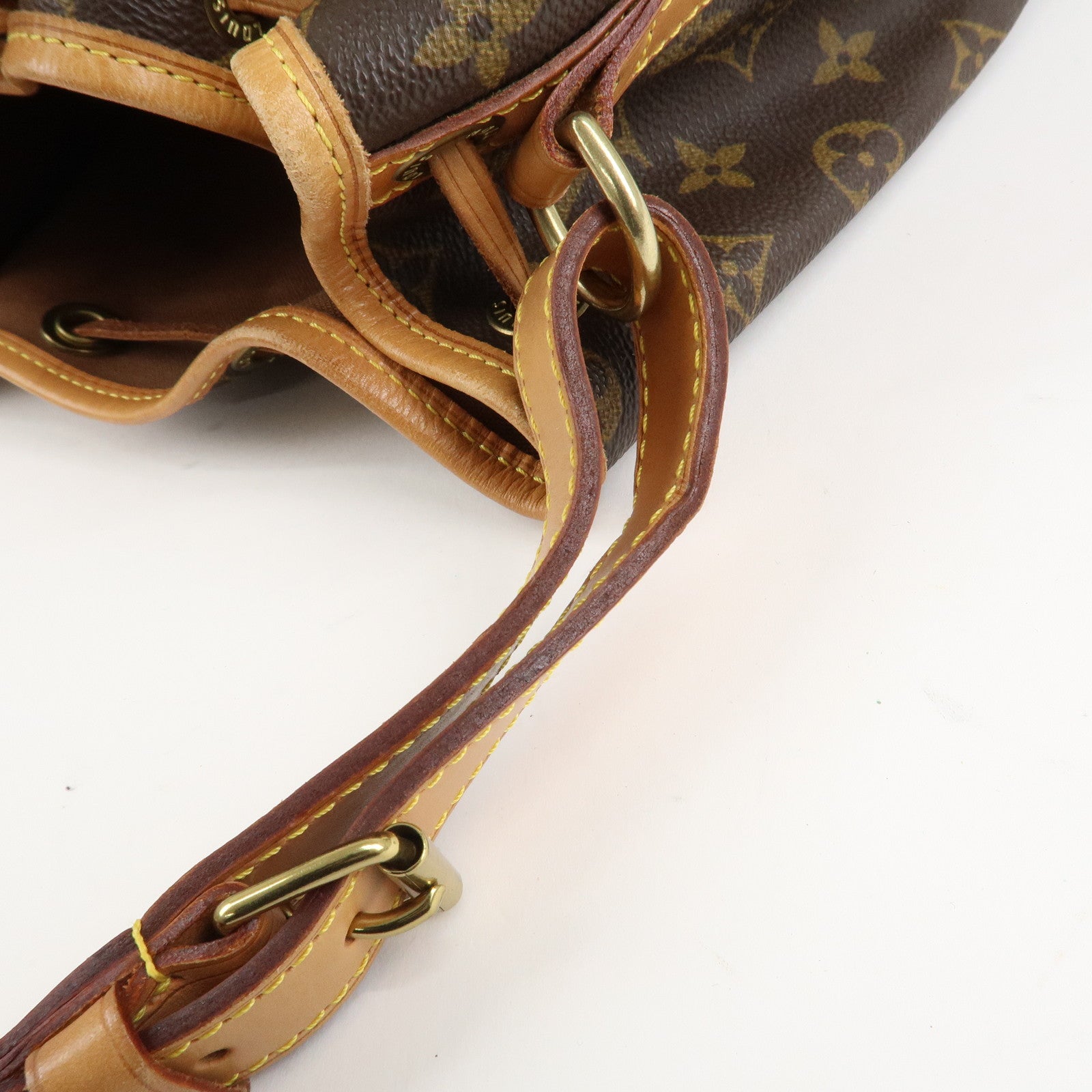 Louis Vuitton Monogram Noe Shoulder Bag Hand Bag Brown M42224 Used