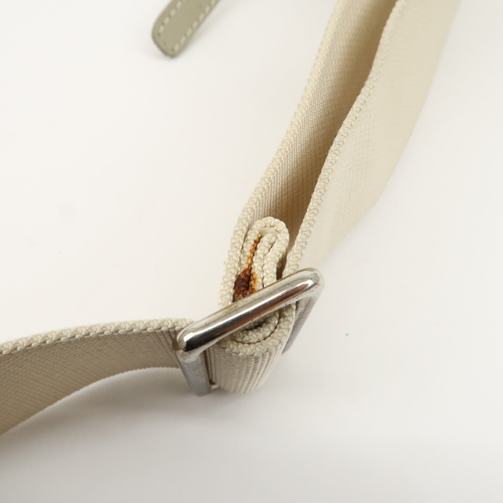 CHANEL New Travel Line Nylon Jacquard Leather Shoulder Bag Used