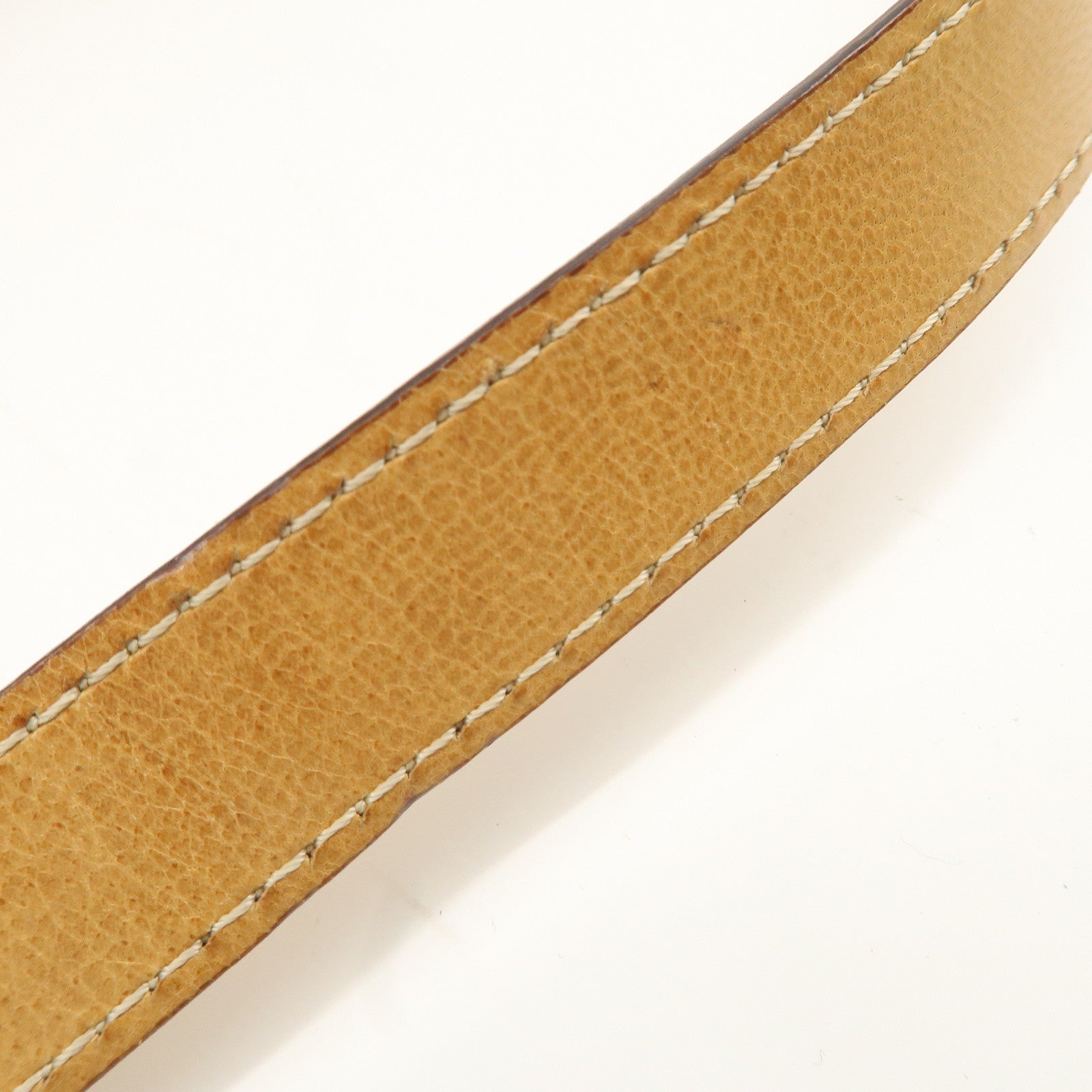 Christian Dior Trotter Canvas Leather Shoulder Bag Beige Used