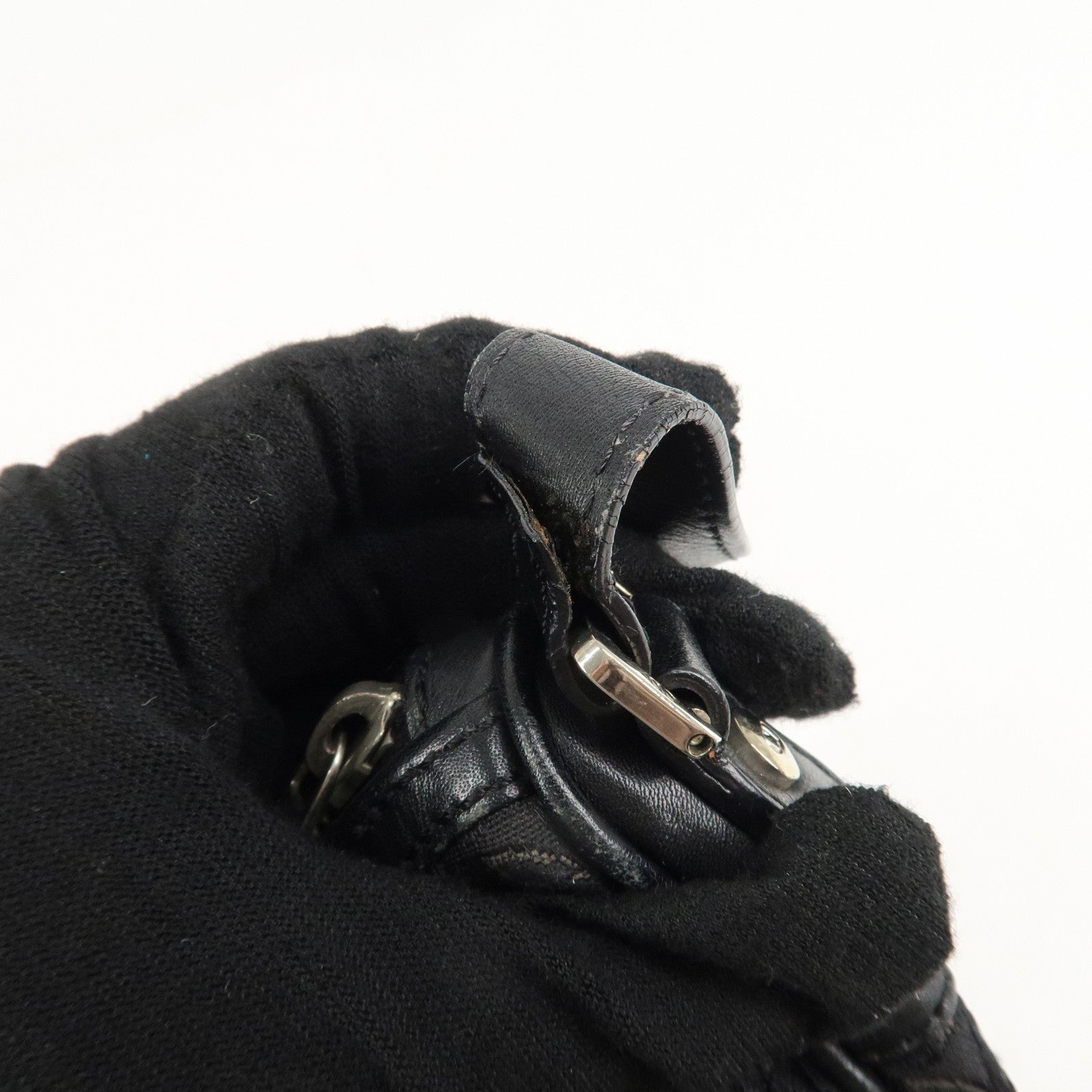 Christian Dior Trotter Street Chic Canvas Leather Shoulder Bag Used