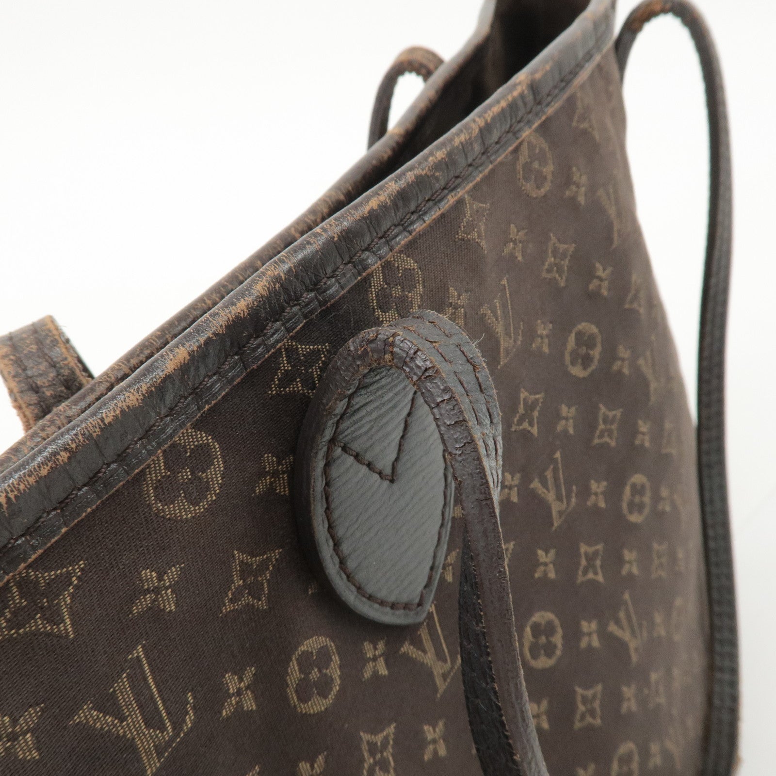 Louis Vuitton Monogram Idylle Neverfull MM Tote Bag Fuzan M40513 Used