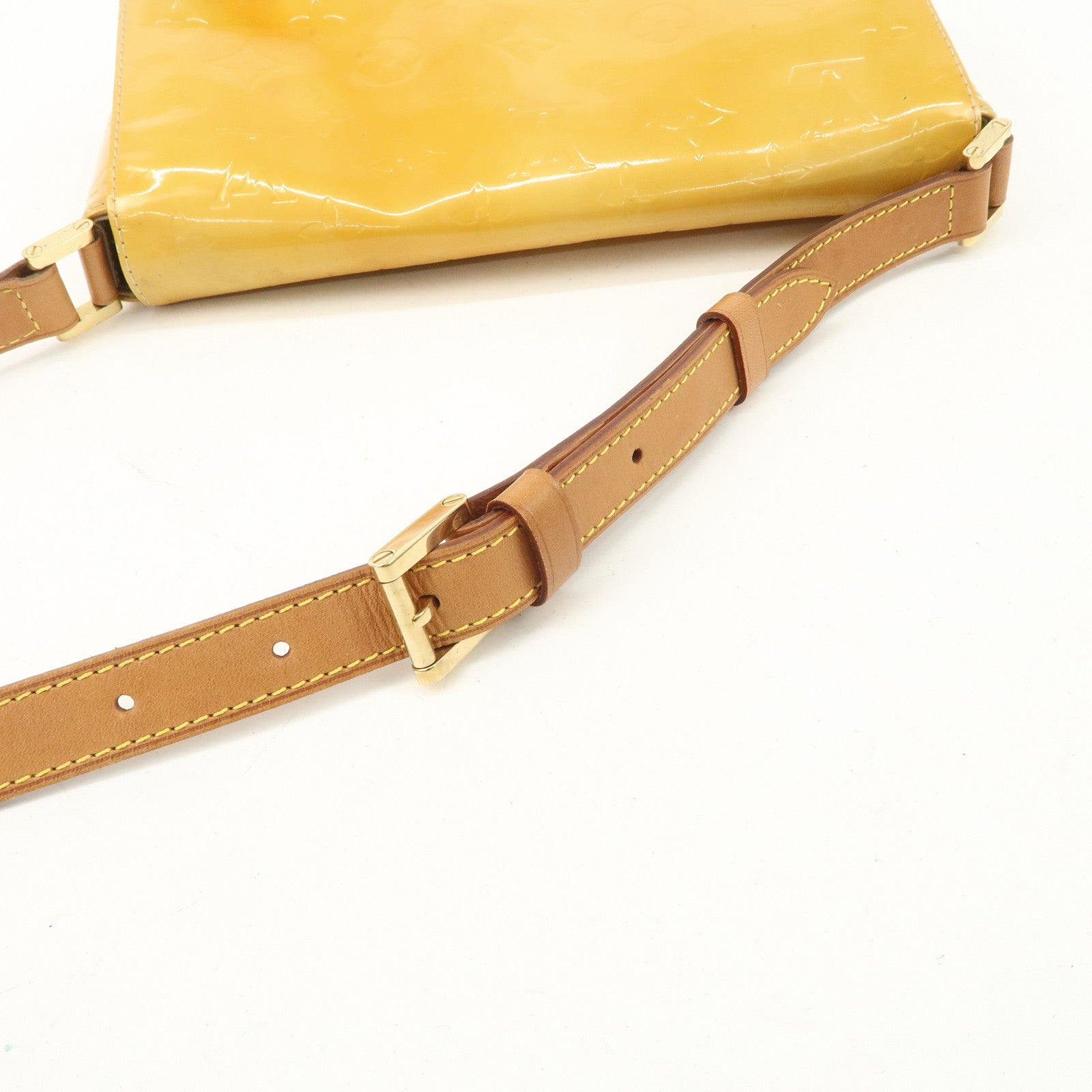 Louis Vuitton Monogram Vernis Thompson Street Jaune M91123 Used