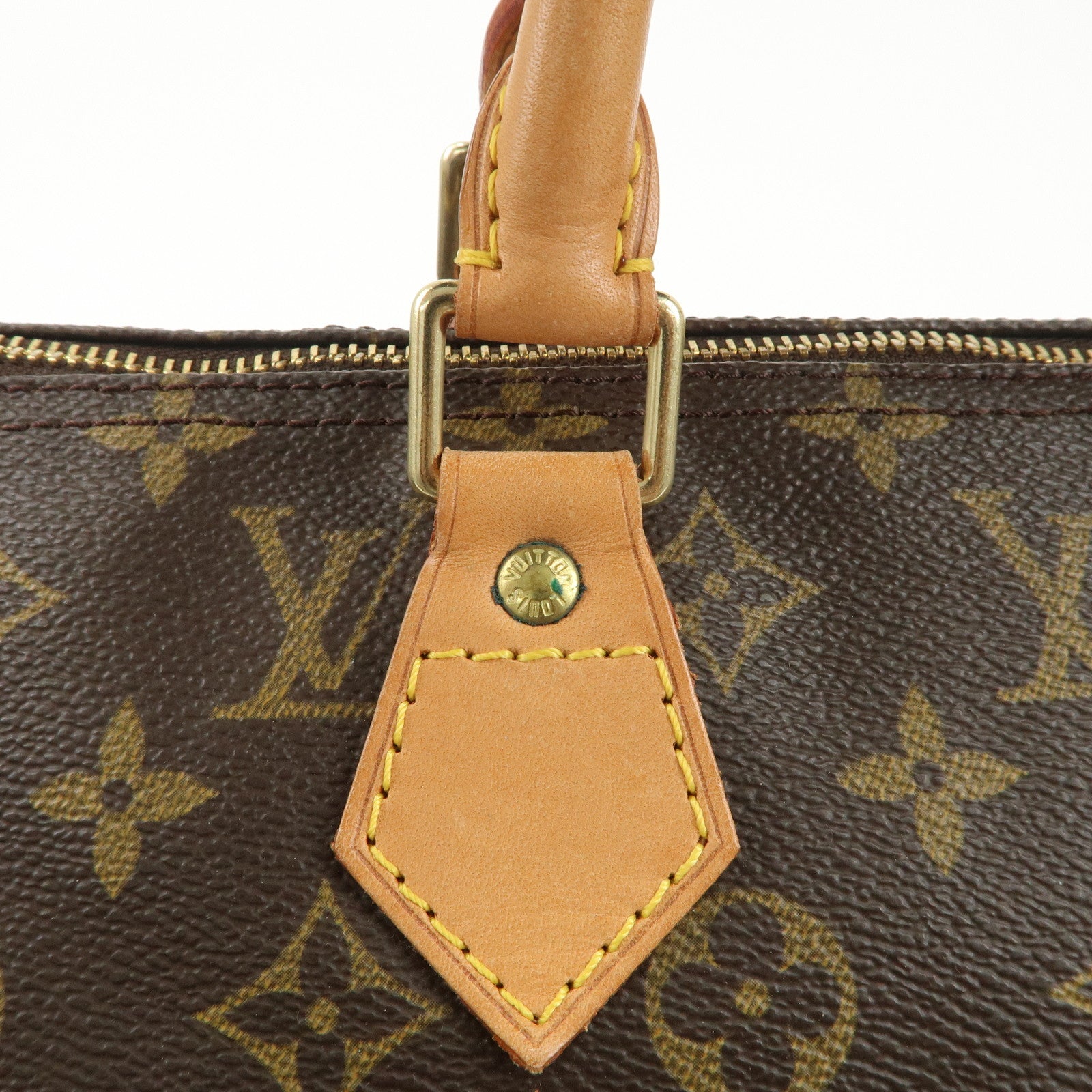 Louis Vuitton Monogram Speedy 40 Hand Bag Boston Bag M41522 Used